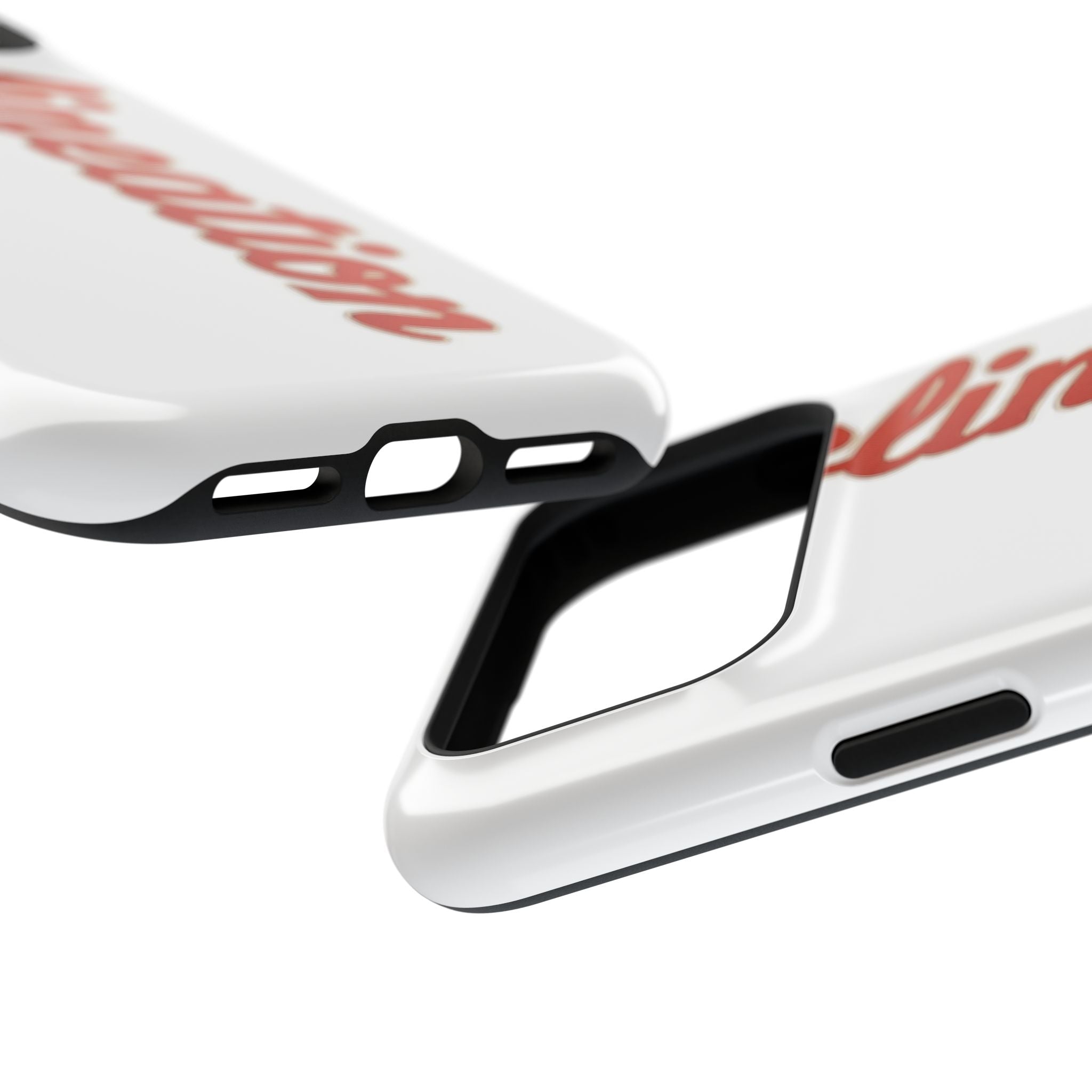 Delineation Script Phone Case — Impact‑Resistant Protective Cover