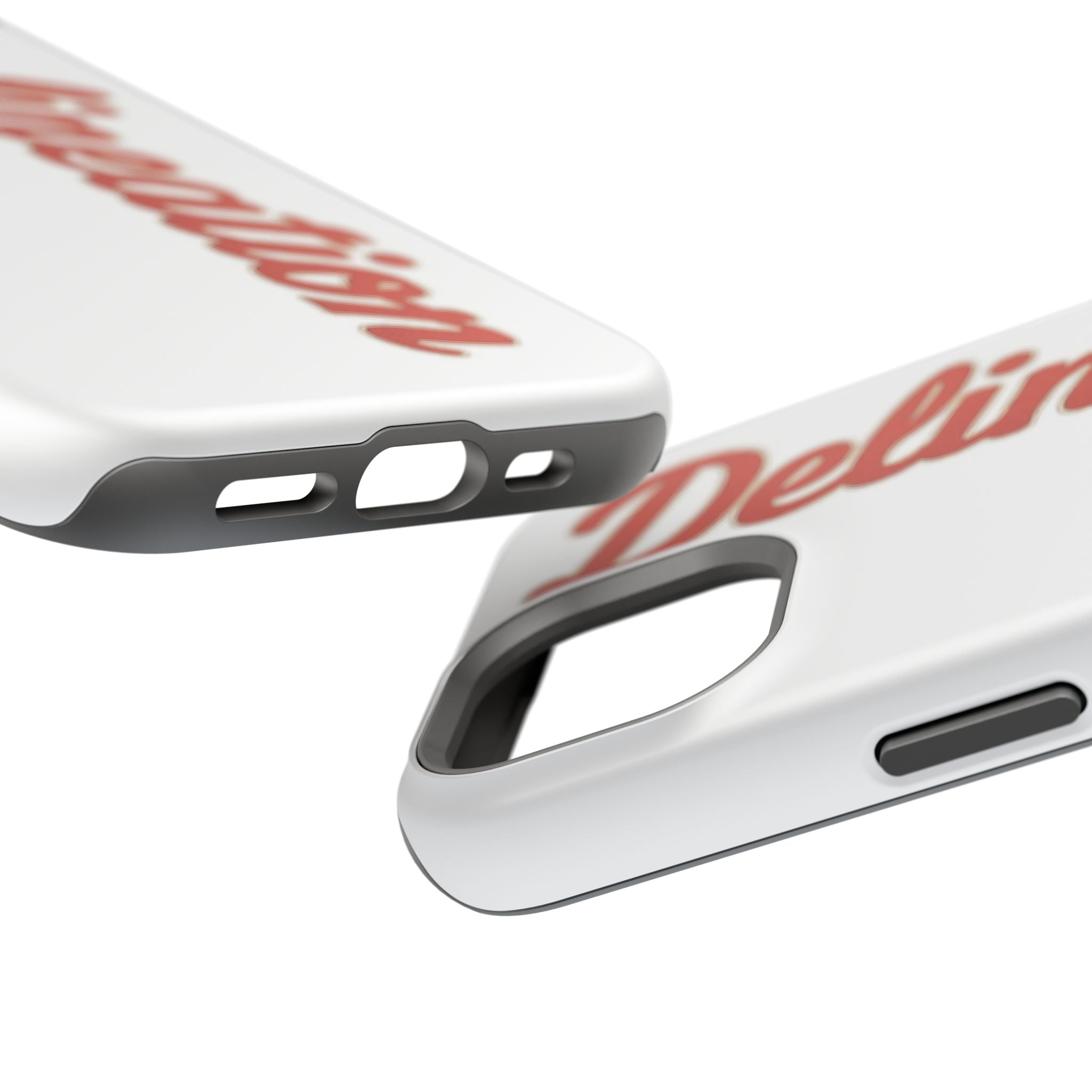 Delineation Script Phone Case — Impact‑Resistant Protective Cover