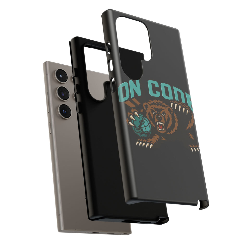 Bear Basketball Tough Phone Case — 'On Core' Protective iPhone Cover