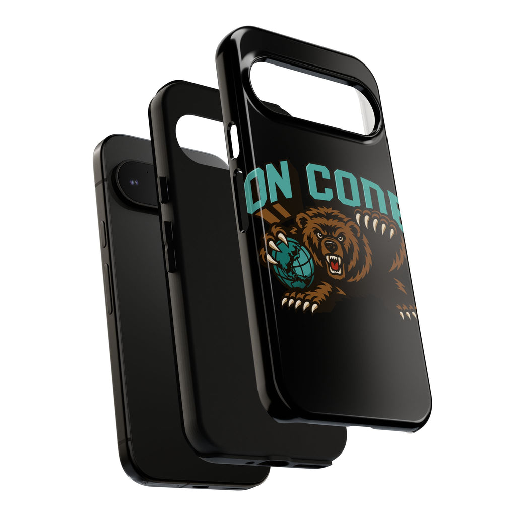 Bear Basketball Tough Phone Case — 'On Core' Protective iPhone Cover