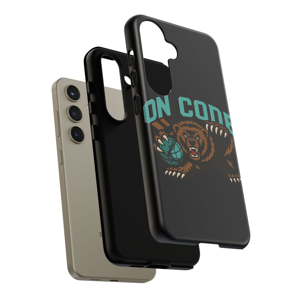Bear Basketball Tough Phone Case — 'On Core' Protective iPhone Cover