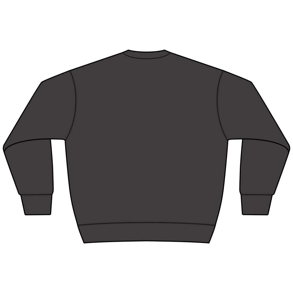 BAP Arch Logo Sweatshirt – Collegiate Black Heavyweight Crewneck