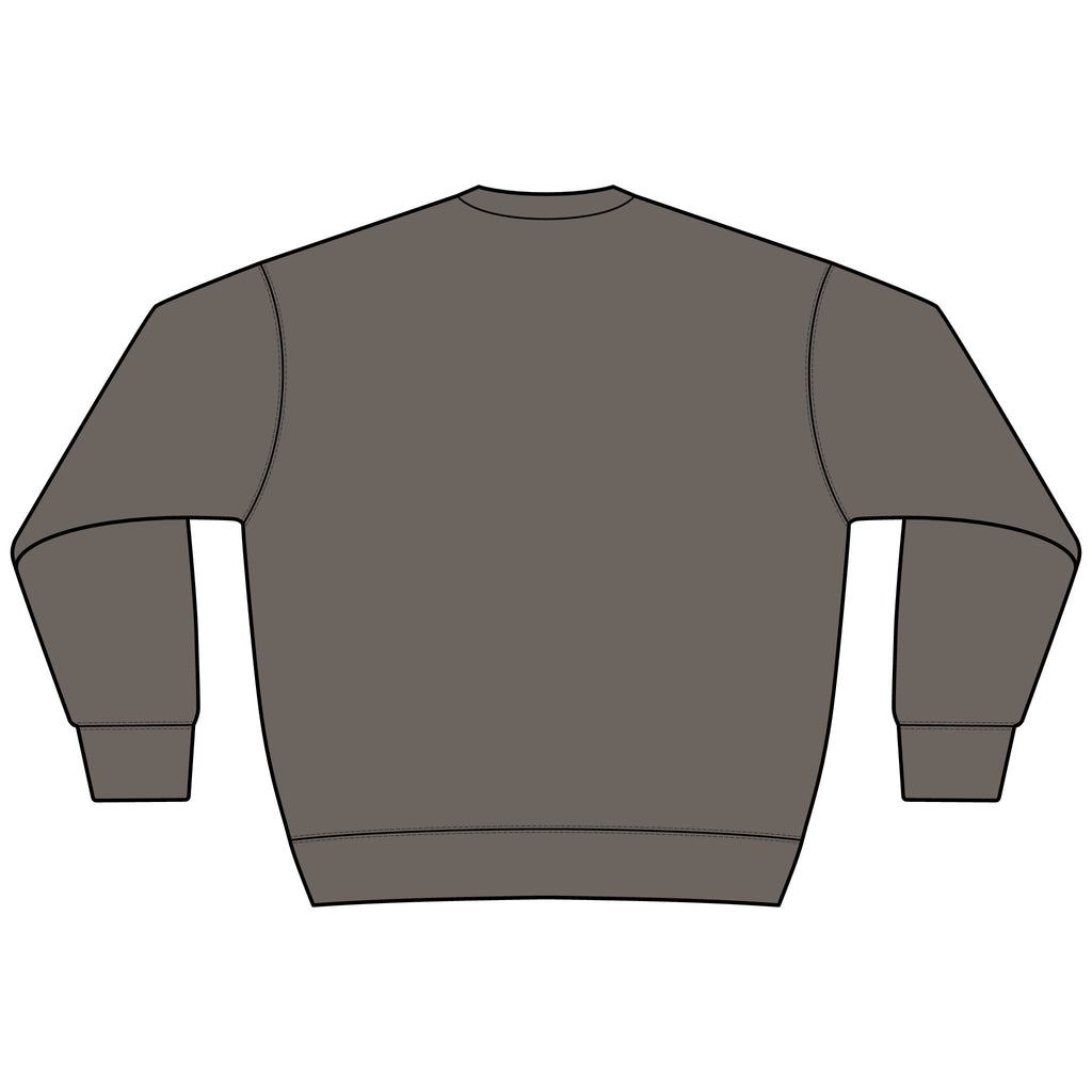 BAP Arch Logo Sweatshirt – Collegiate Black Heavyweight Crewneck
