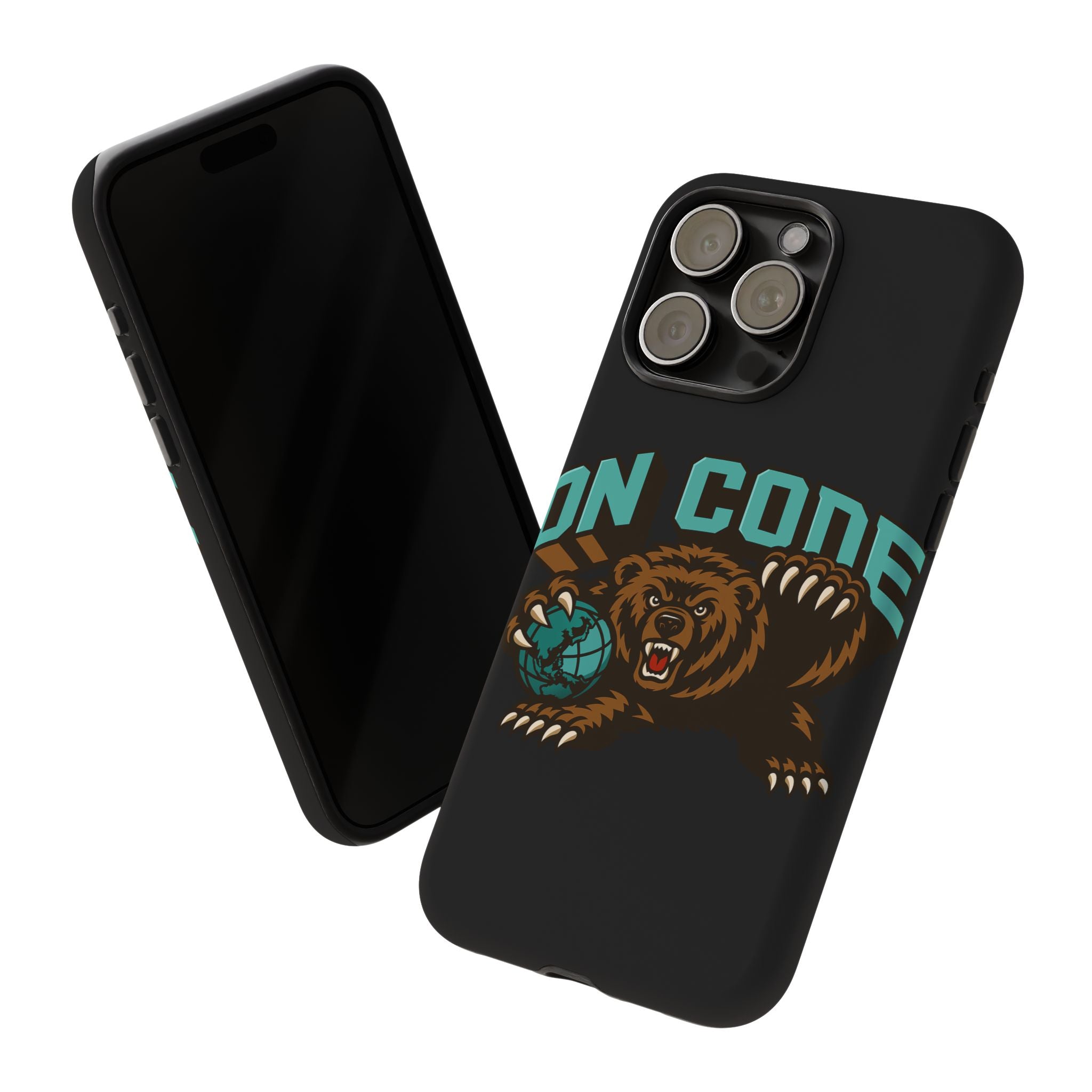 Bear Basketball Tough Phone Case — 'On Core' Protective iPhone Cover