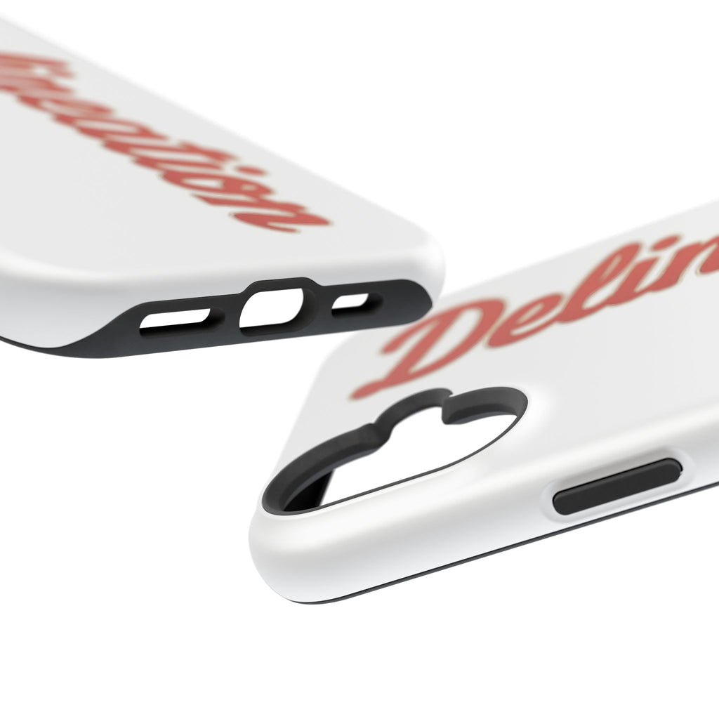 Delineation Script Phone Case — Impact‑Resistant Protective Cover
