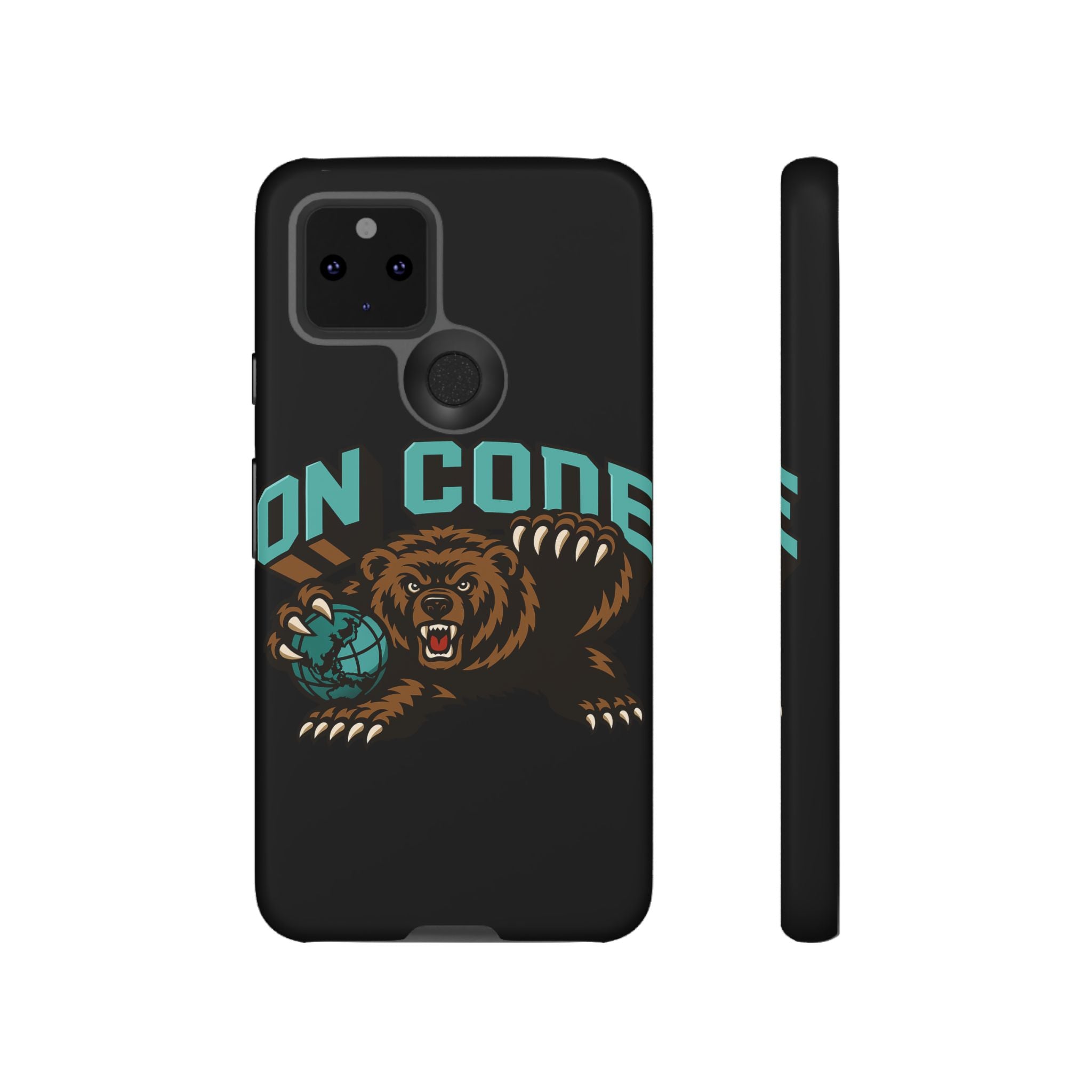 Bear Basketball Tough Phone Case — 'On Core' Protective iPhone Cover