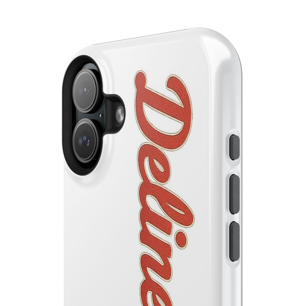 Delineation Script Phone Case — Impact‑Resistant Protective Cover