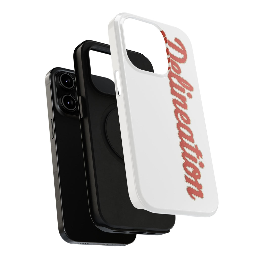Delineation Script Phone Case — Impact‑Resistant Protective Cover