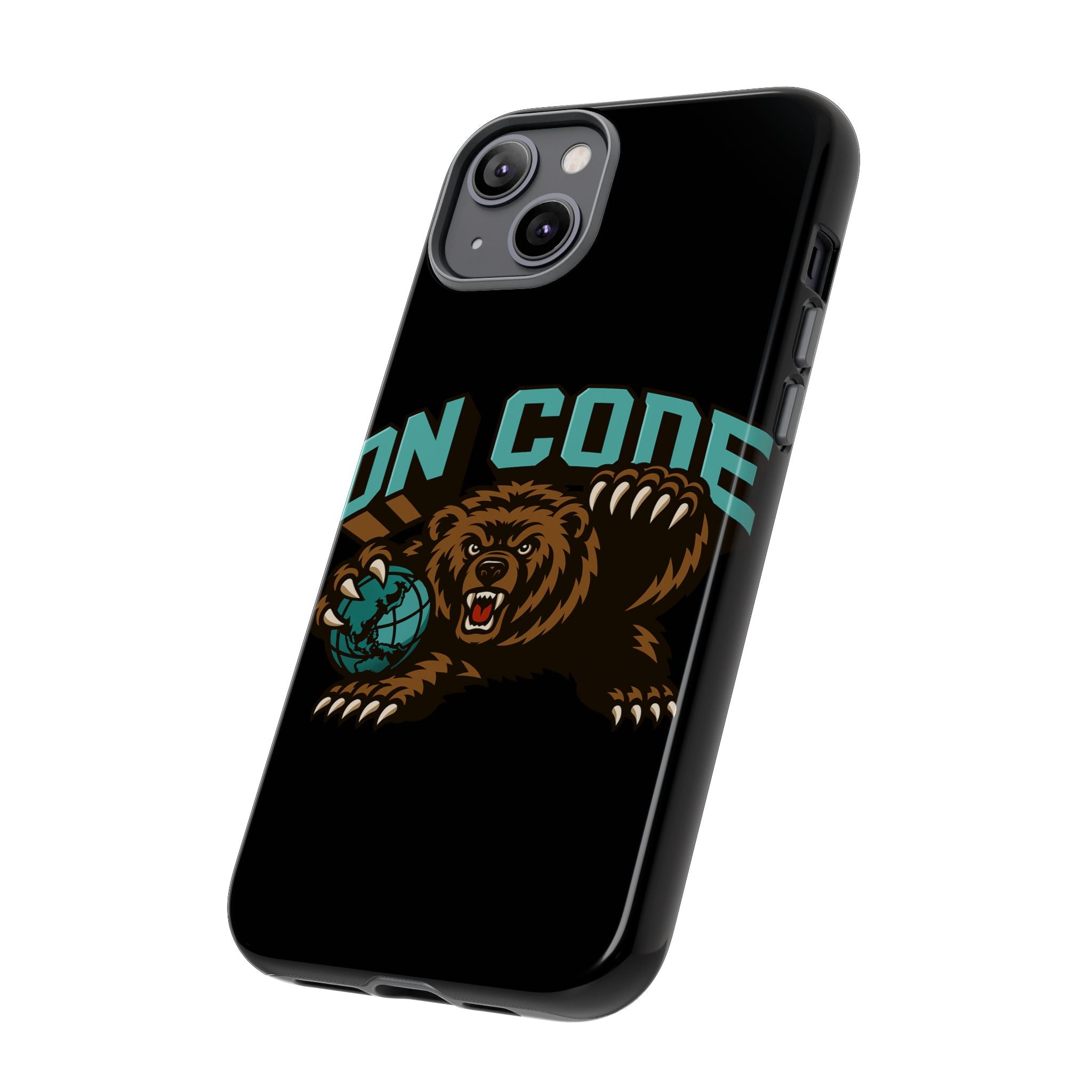 Bear Basketball Tough Phone Case — 'On Core' Protective iPhone Cover