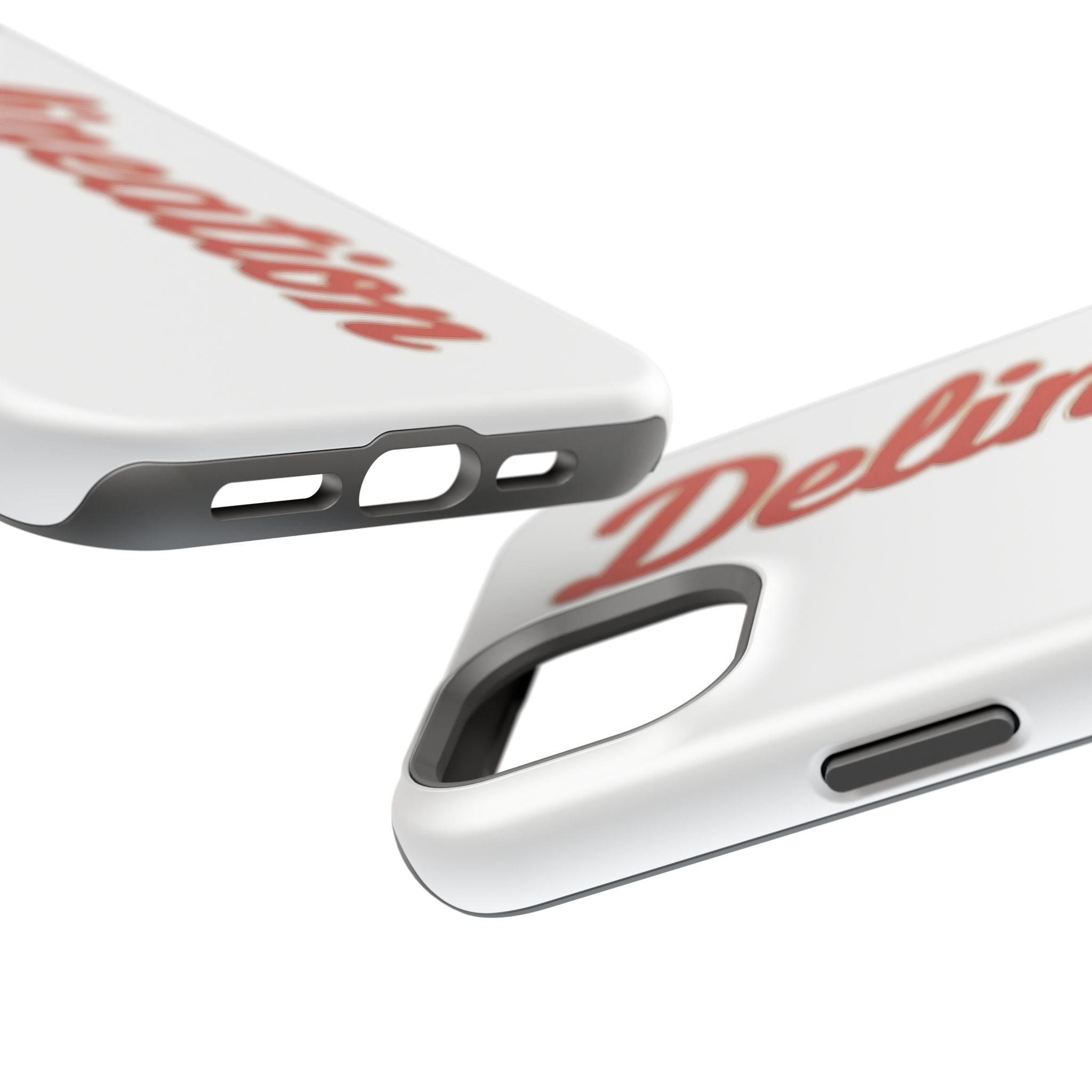 Delineation Script Phone Case — Impact‑Resistant Protective Cover