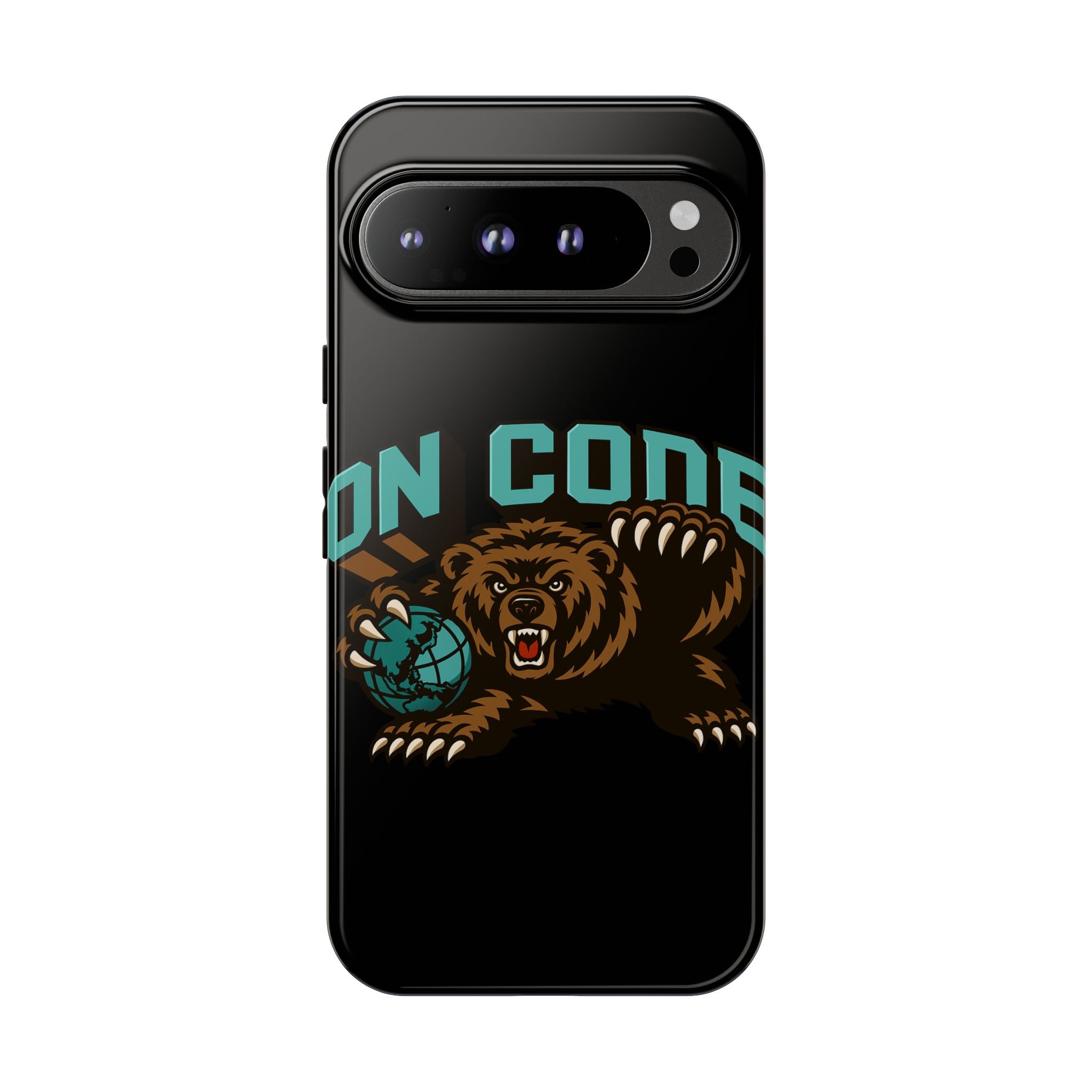 Bear Basketball Tough Phone Case — 'On Core' Protective iPhone Cover