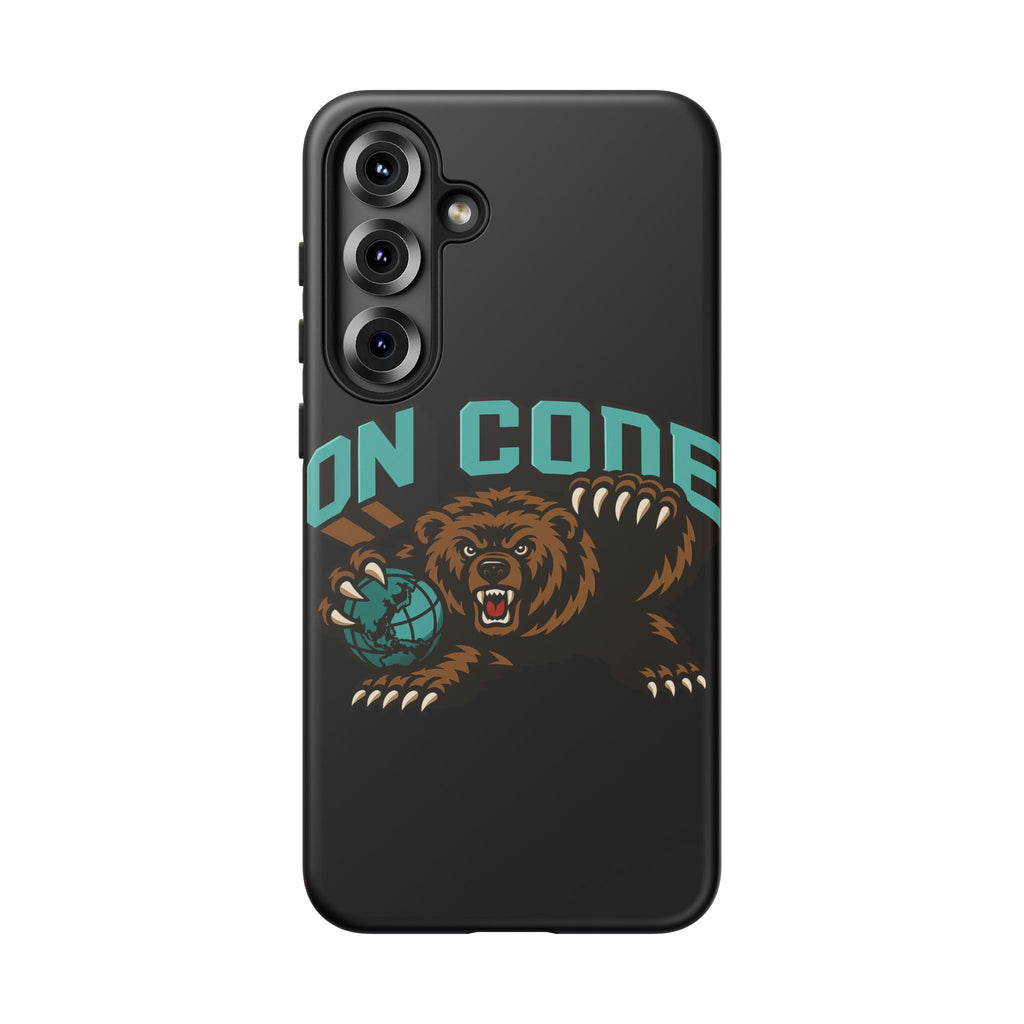 Bear Basketball Tough Phone Case — 'On Core' Protective iPhone Cover