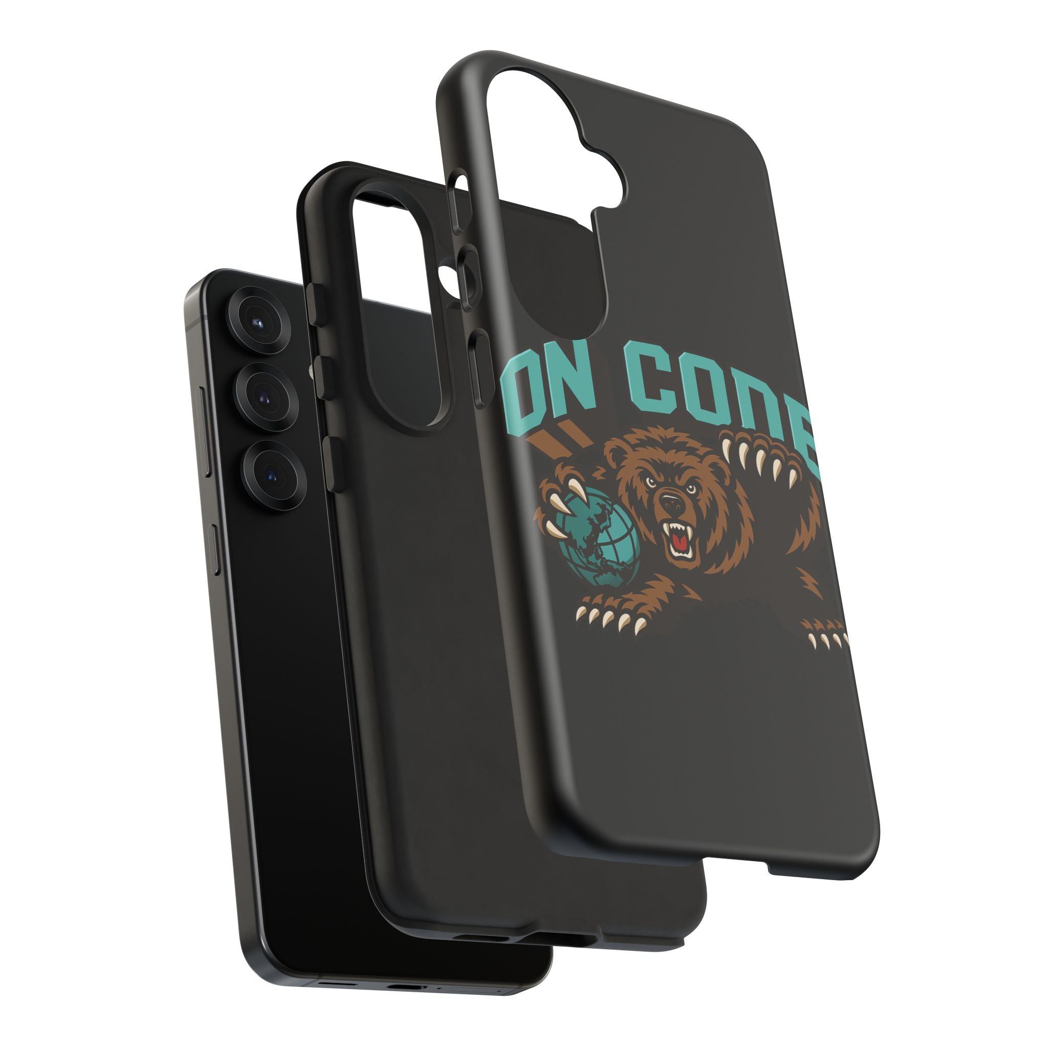 Bear Basketball Tough Phone Case — 'On Core' Protective iPhone Cover