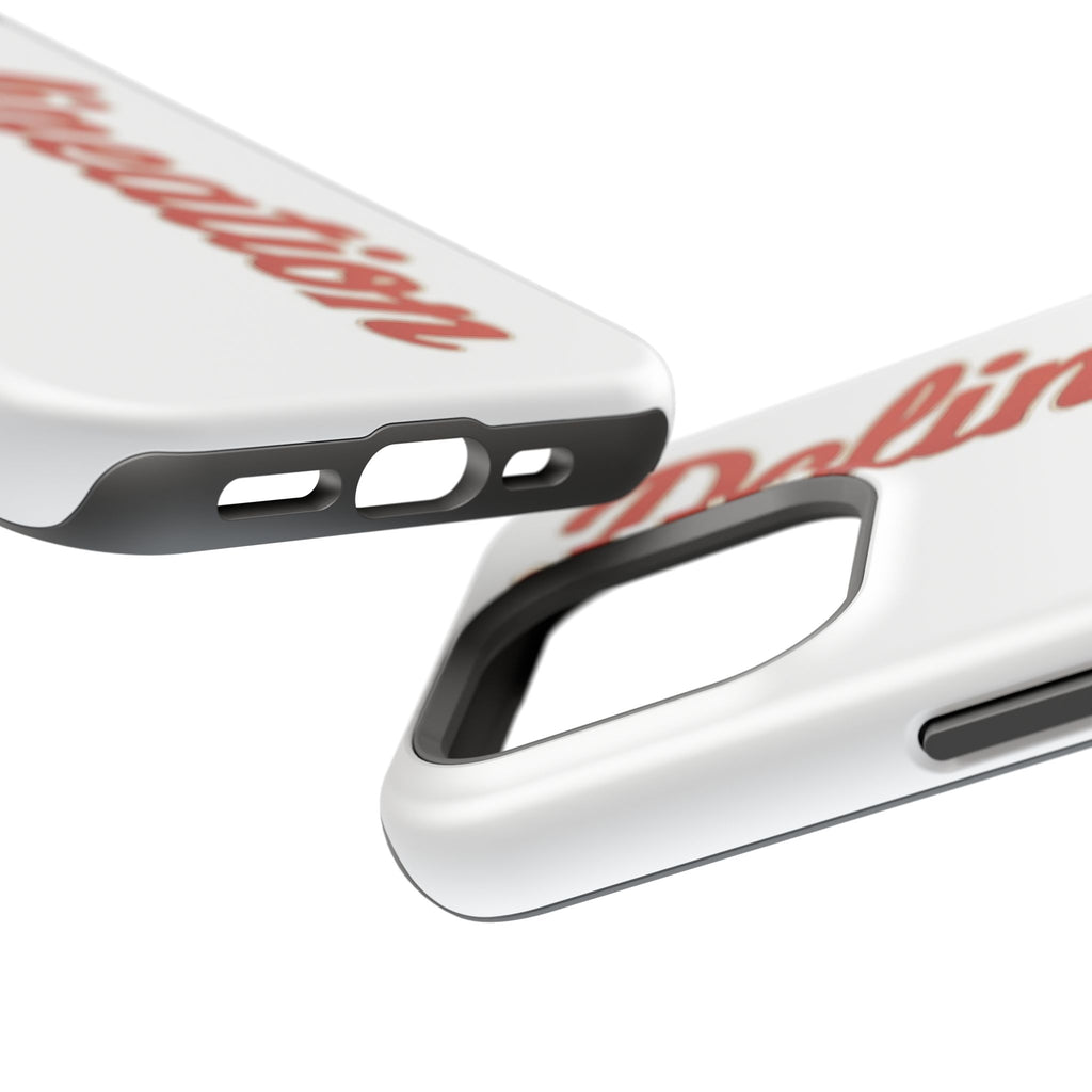 Delineation Script Phone Case — Impact‑Resistant Protective Cover