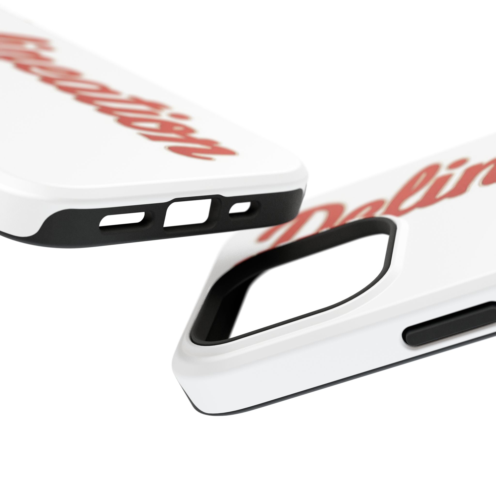 Delineation Script Phone Case — Impact‑Resistant Protective Cover
