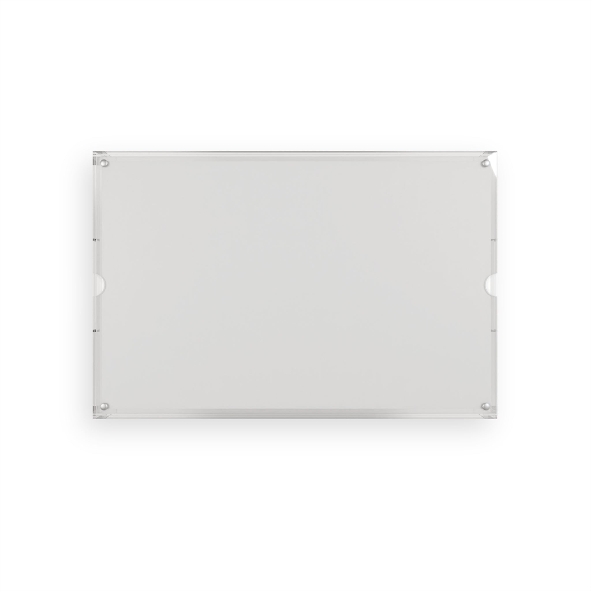 Acrylic Serving Tray – Bold "LAND OWNER" Decorative Bar & Coffee Table Tray