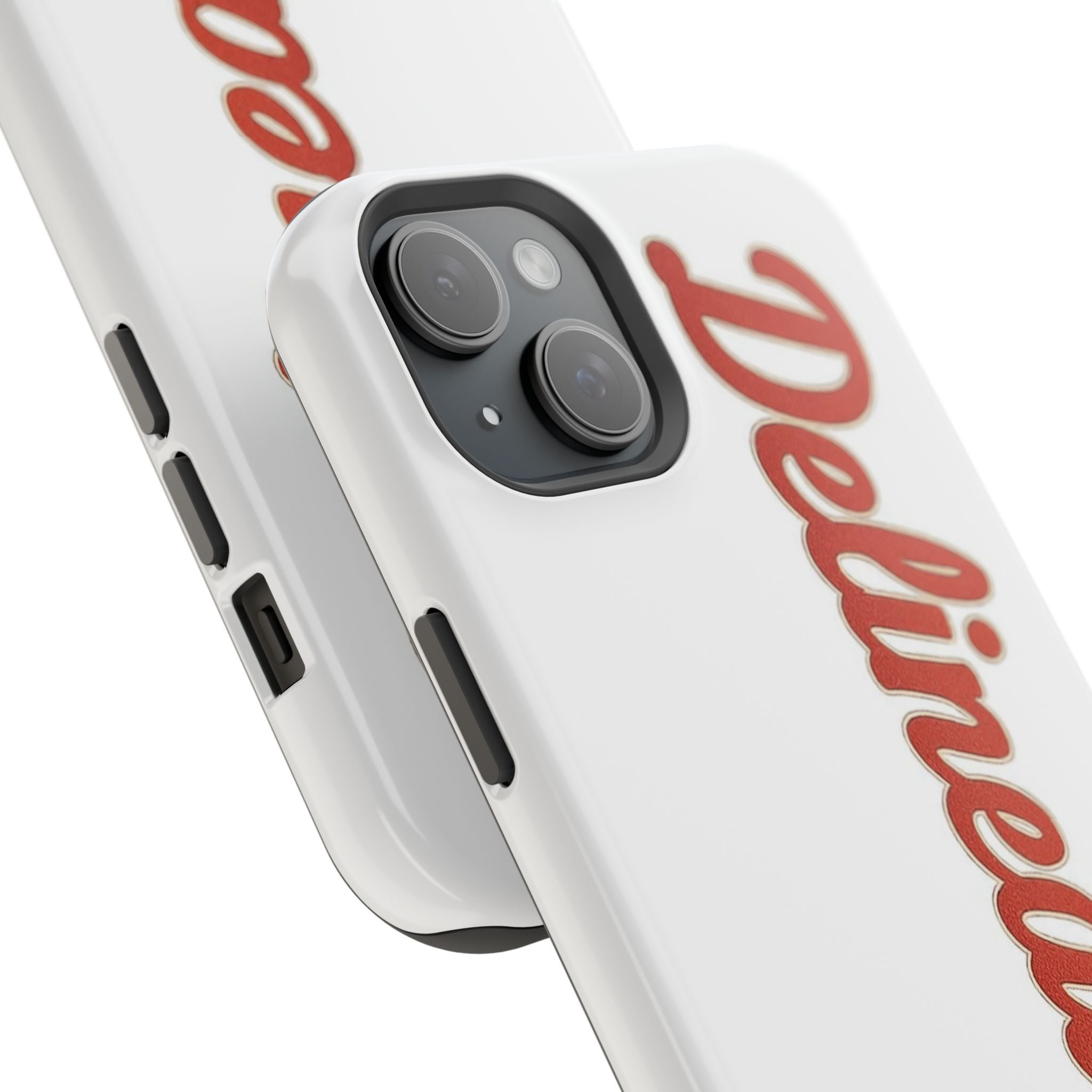 Delineation Script Phone Case — Impact‑Resistant Protective Cover