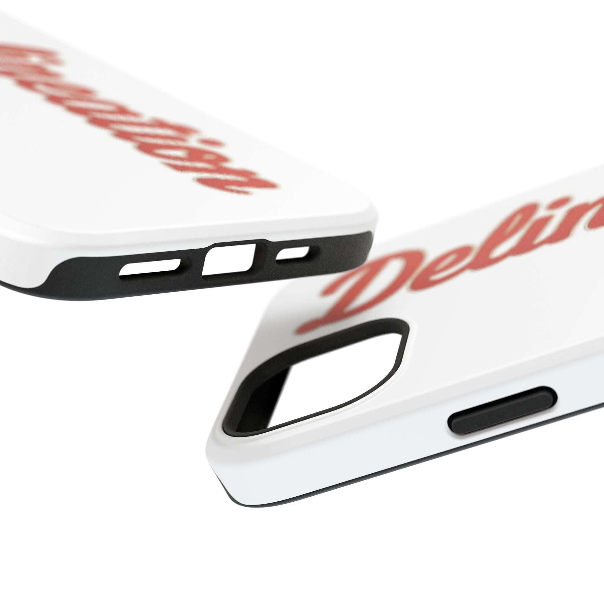 Delineation Script Phone Case — Impact‑Resistant Protective Cover
