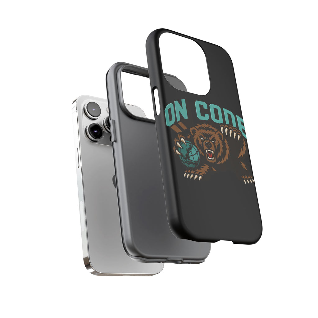 Bear Basketball Tough Phone Case — 'On Core' Protective iPhone Cover