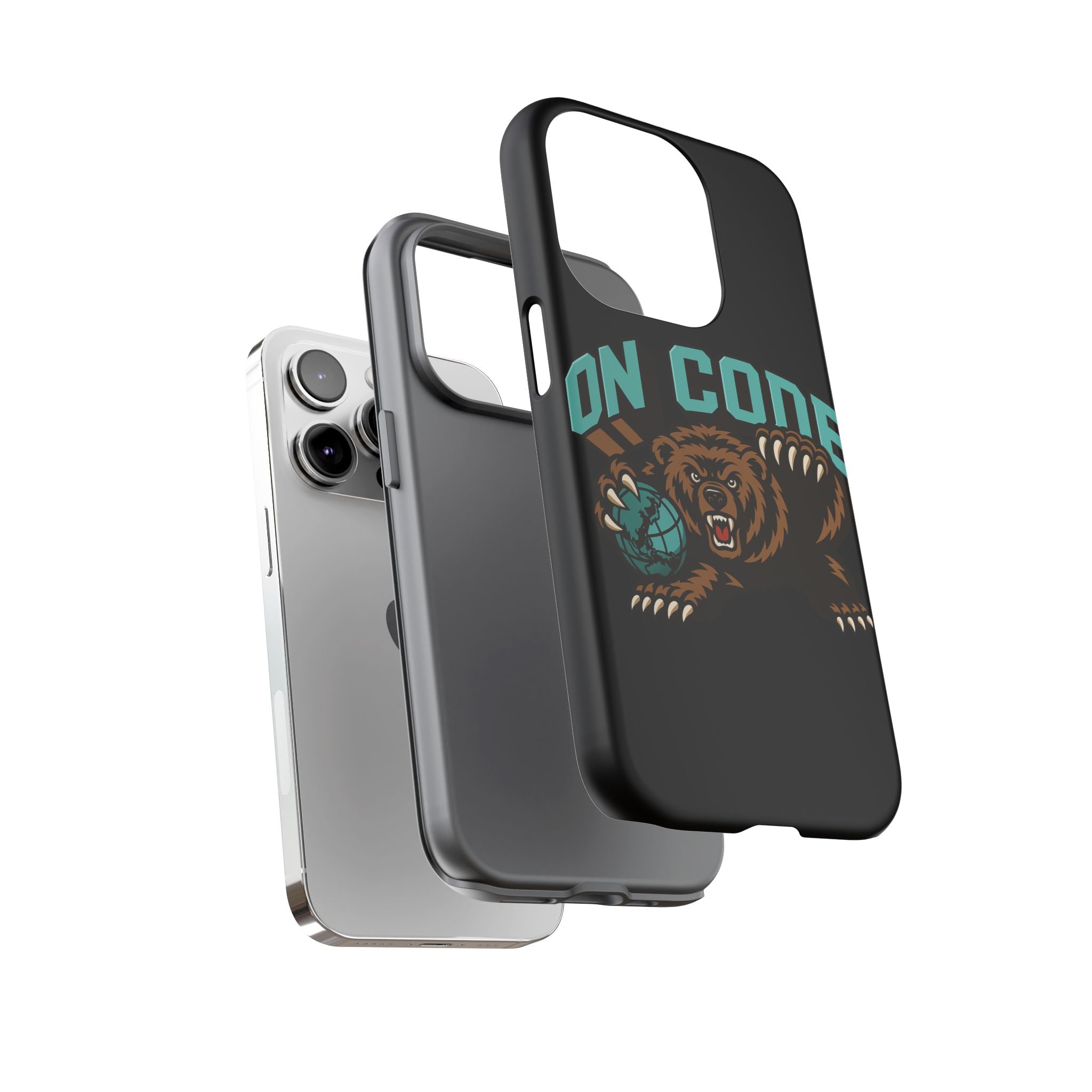 Bear Basketball Tough Phone Case — 'On Core' Protective iPhone Cover