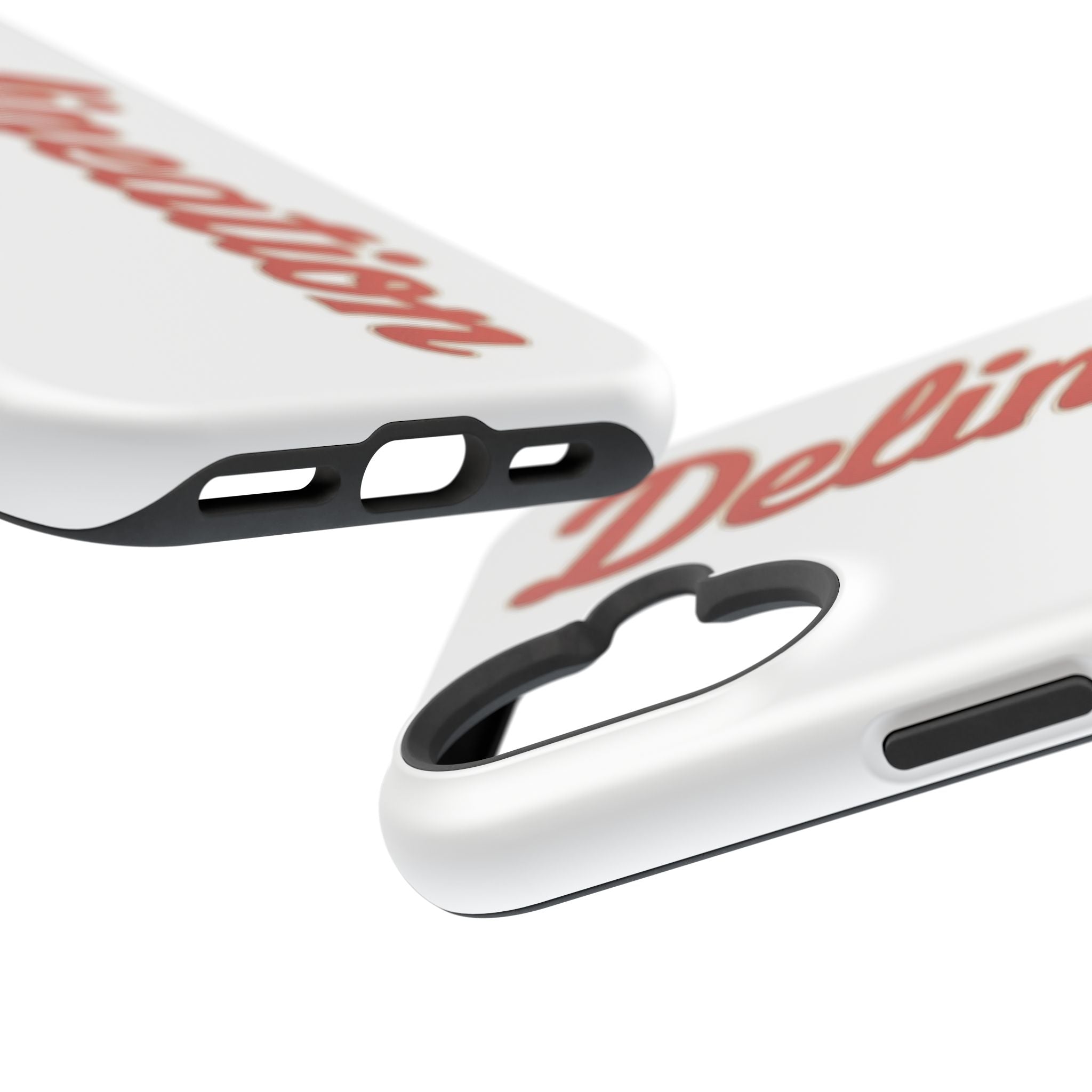 Delineation Script Phone Case — Impact‑Resistant Protective Cover