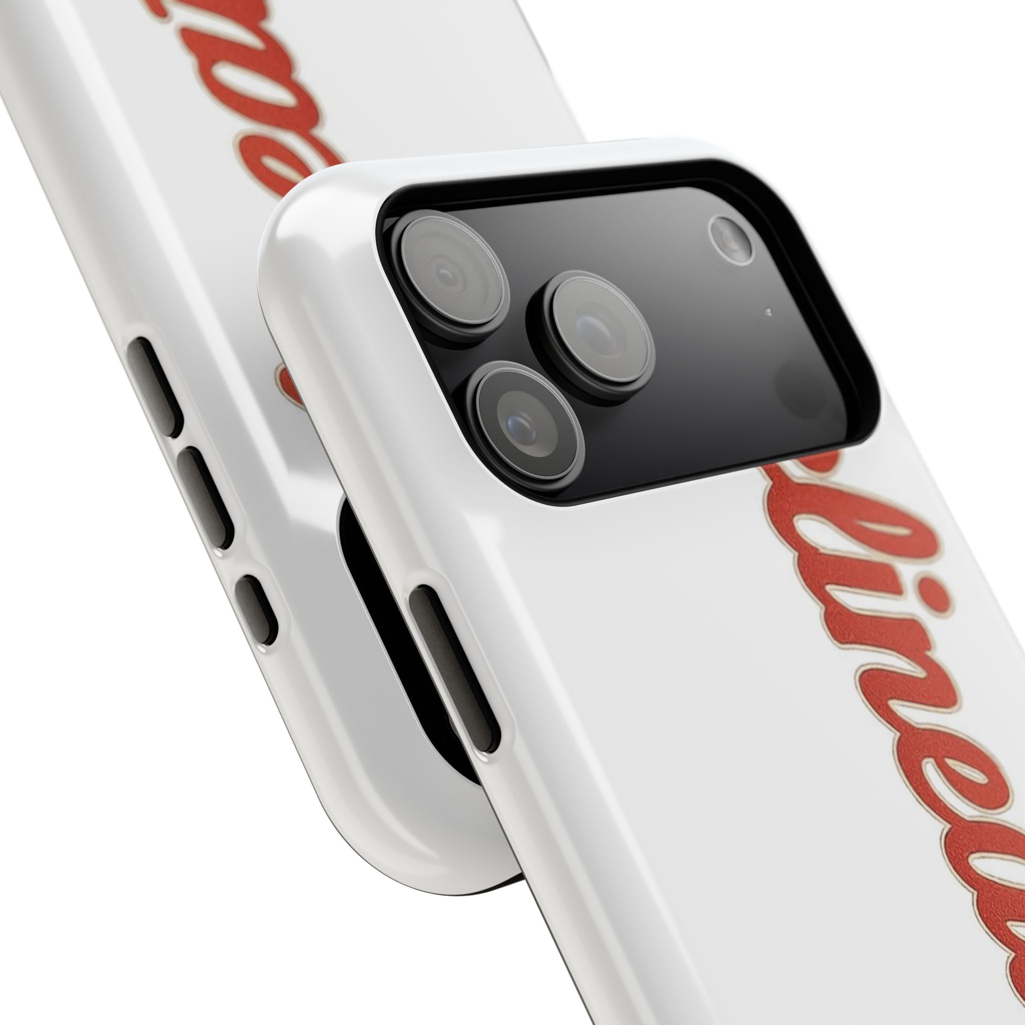 Delineation Script Phone Case — Impact‑Resistant Protective Cover