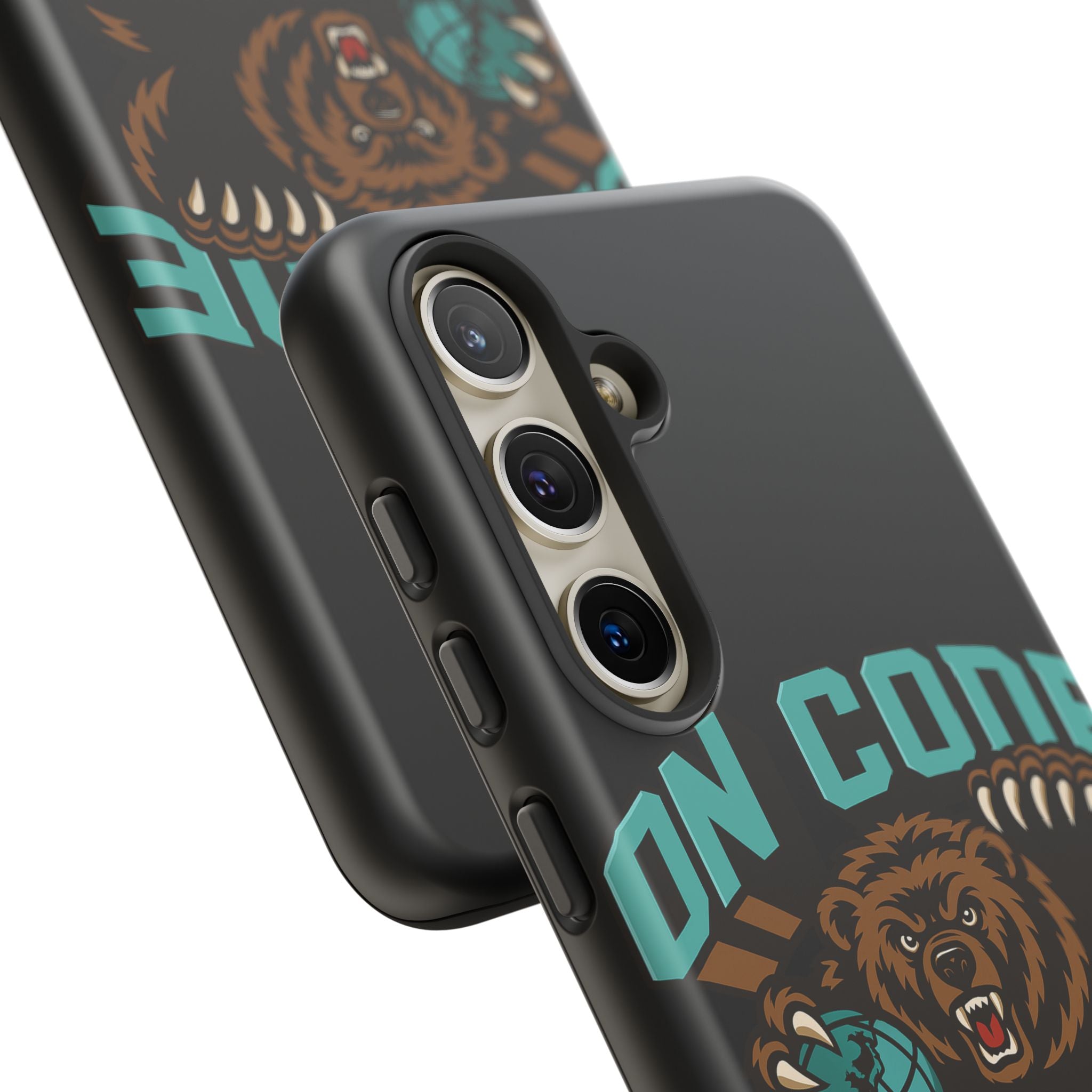 Bear Basketball Tough Phone Case — 'On Core' Protective iPhone Cover