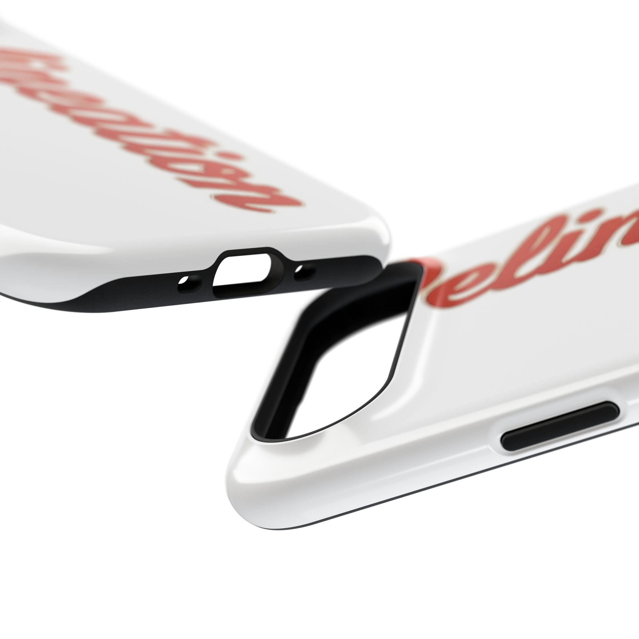 Delineation Script Phone Case — Impact‑Resistant Protective Cover