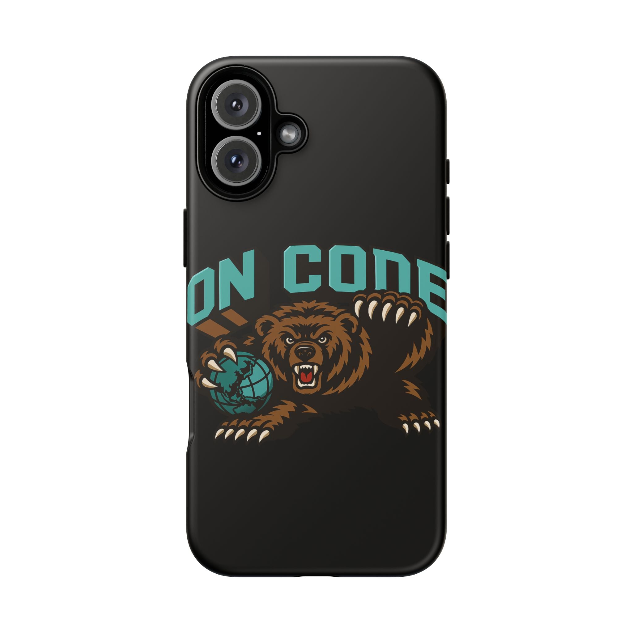 Bear Basketball Tough Phone Case — 'On Core' Protective iPhone Cover