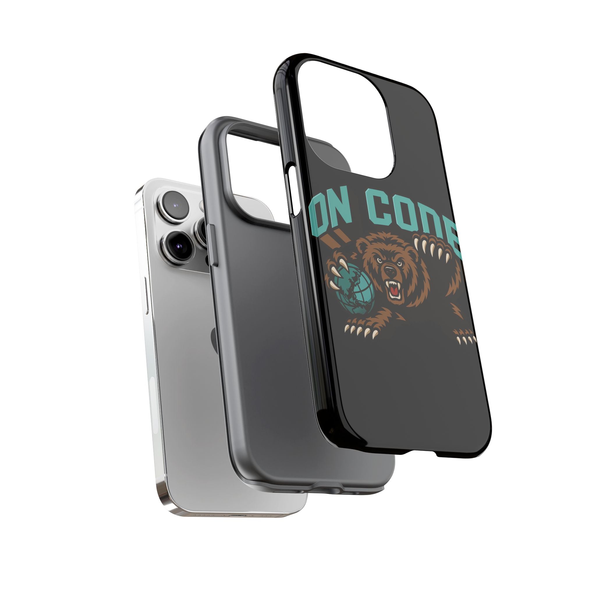 Bear Basketball Tough Phone Case — 'On Core' Protective iPhone Cover