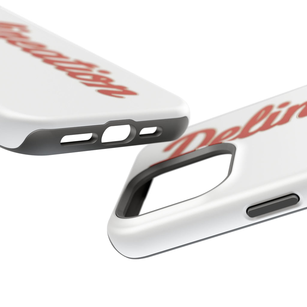 Delineation Script Phone Case — Impact‑Resistant Protective Cover