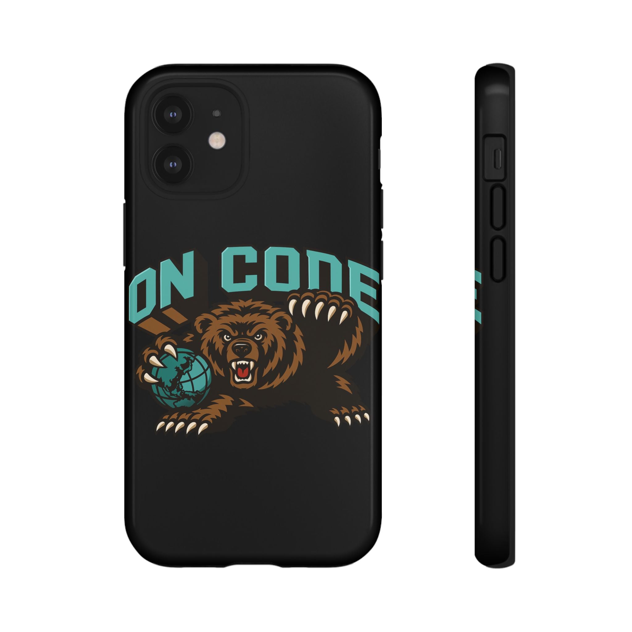 Bear Basketball Tough Phone Case — 'On Core' Protective iPhone Cover