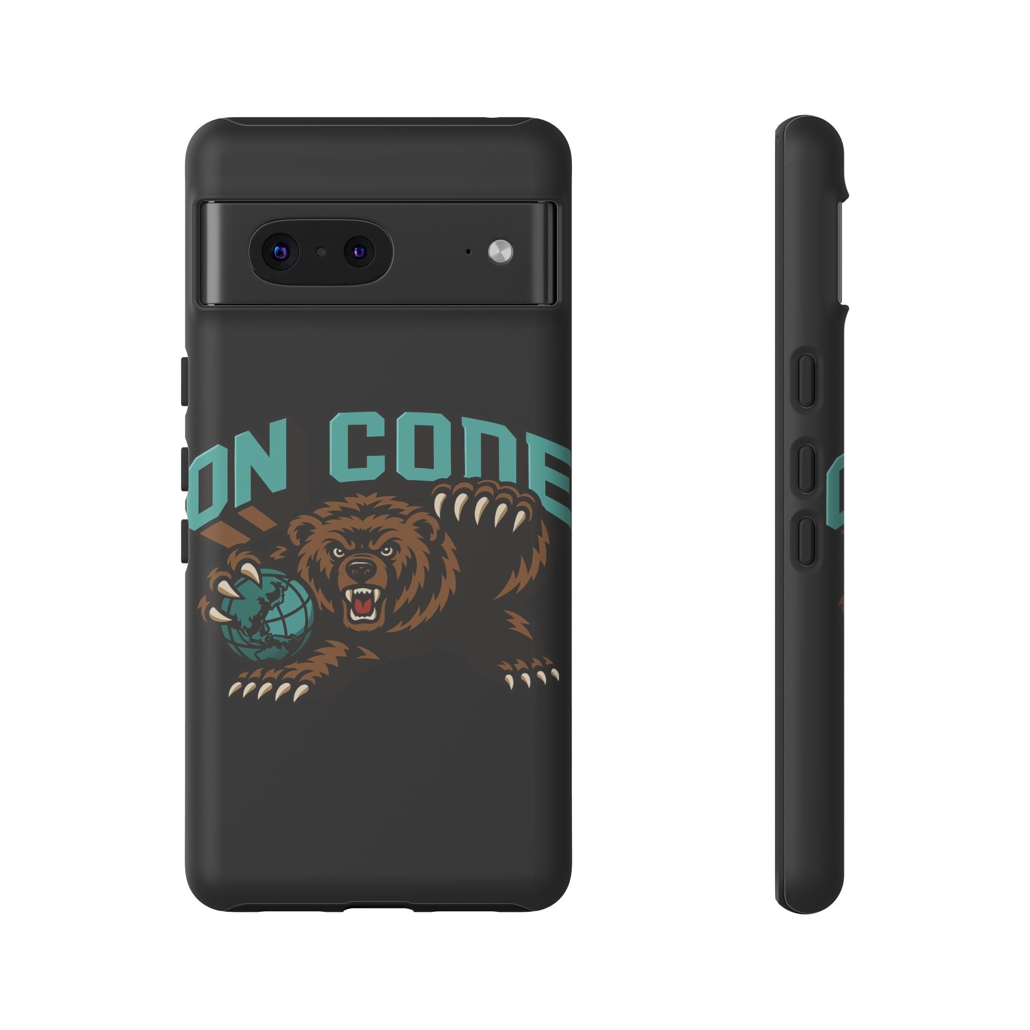 Bear Basketball Tough Phone Case — 'On Core' Protective iPhone Cover