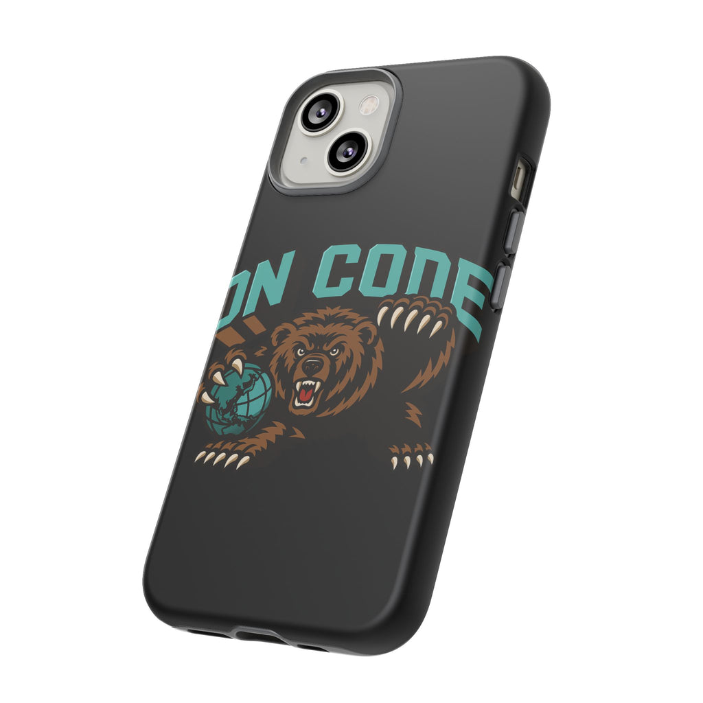 Bear Basketball Tough Phone Case — 'On Core' Protective iPhone Cover