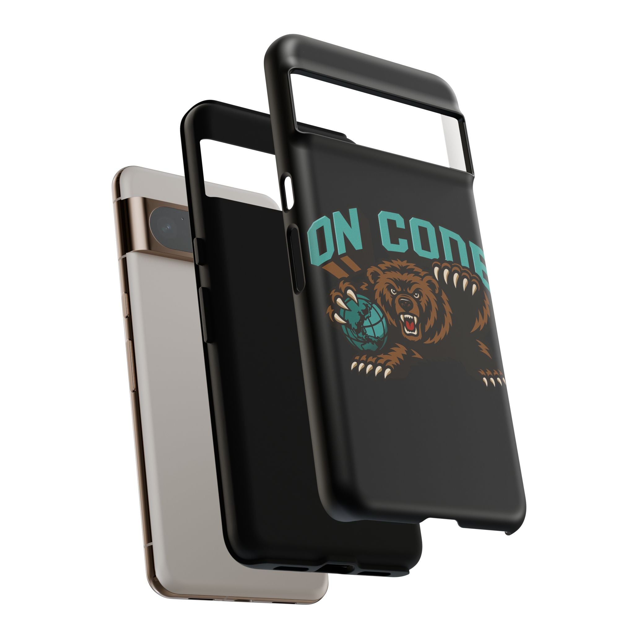 Bear Basketball Tough Phone Case — 'On Core' Protective iPhone Cover