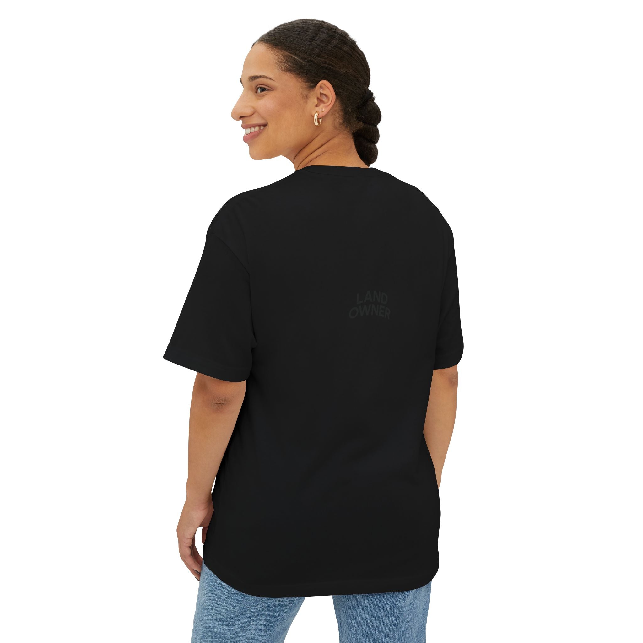 Land Owner Graphic Tee — Vintage Photo Statement T-Shirt