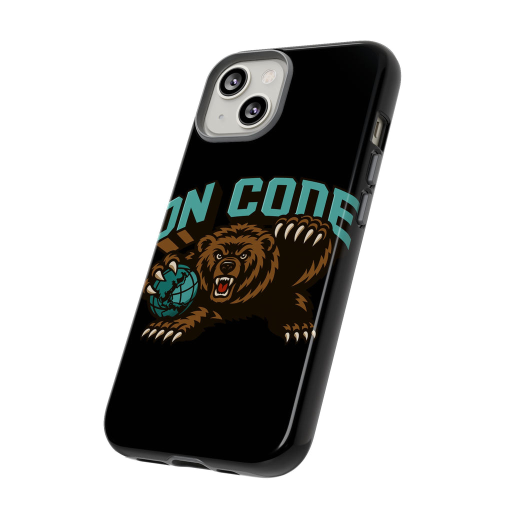 Bear Basketball Tough Phone Case — 'On Core' Protective iPhone Cover