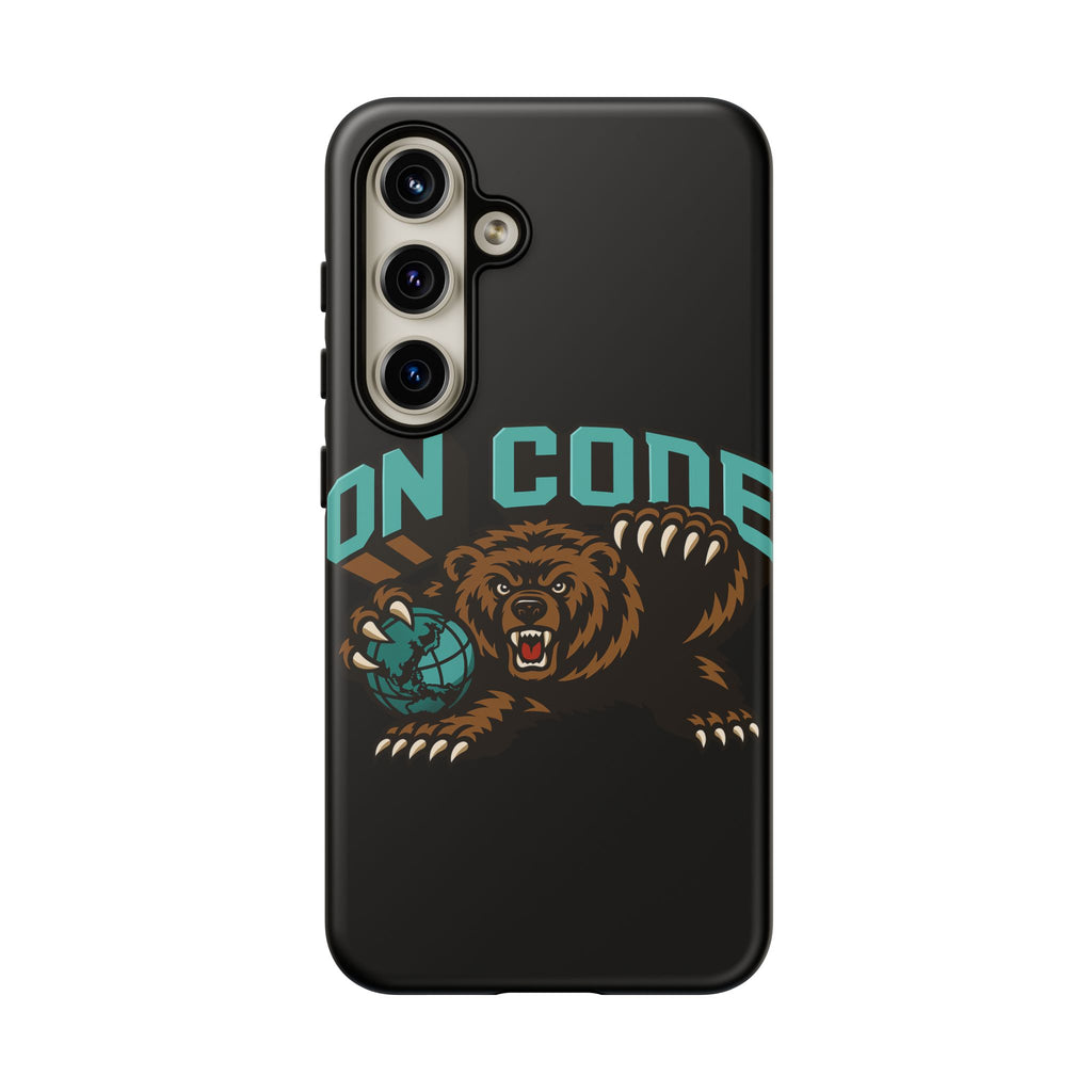 Bear Basketball Tough Phone Case — 'On Core' Protective iPhone Cover