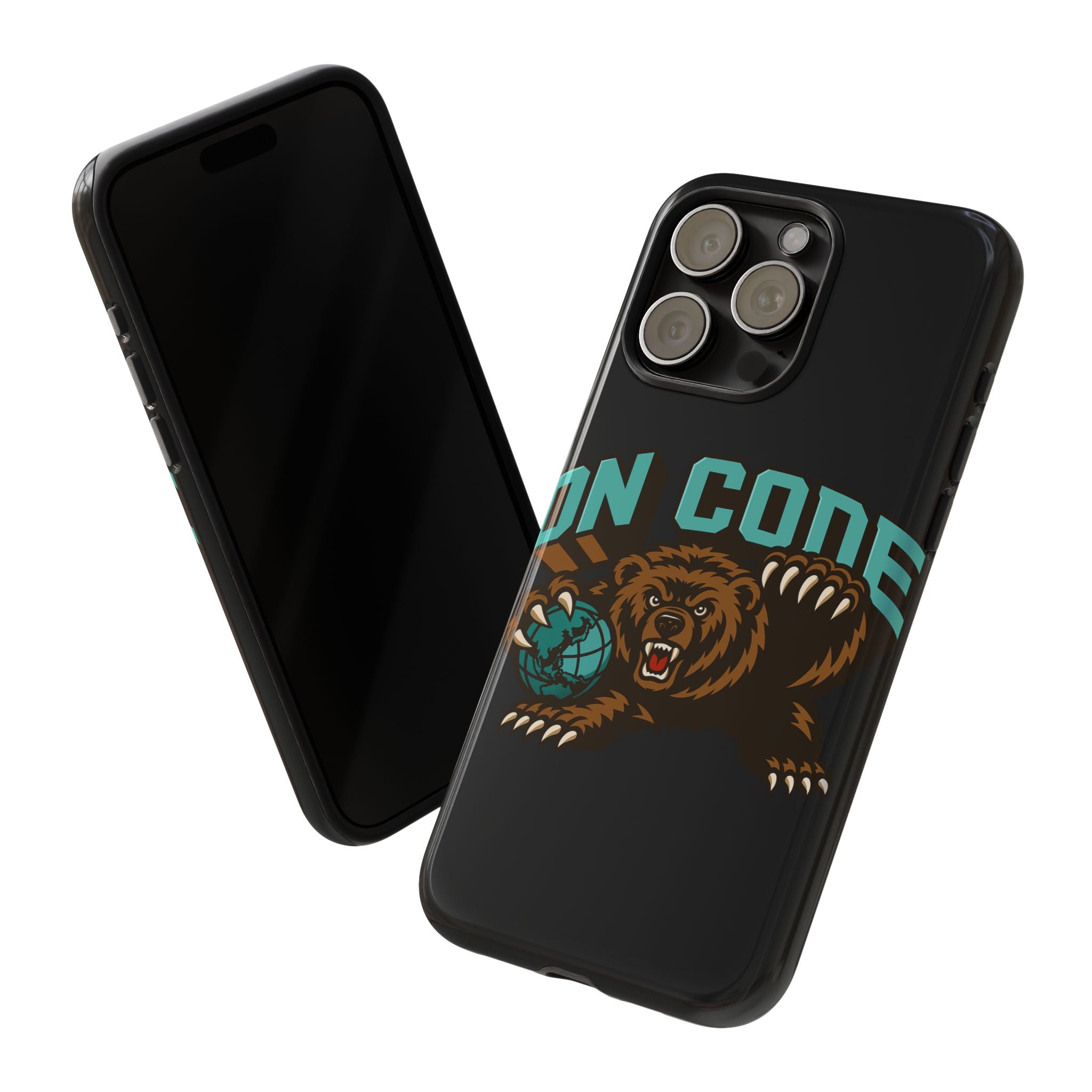Bear Basketball Tough Phone Case — 'On Core' Protective iPhone Cover