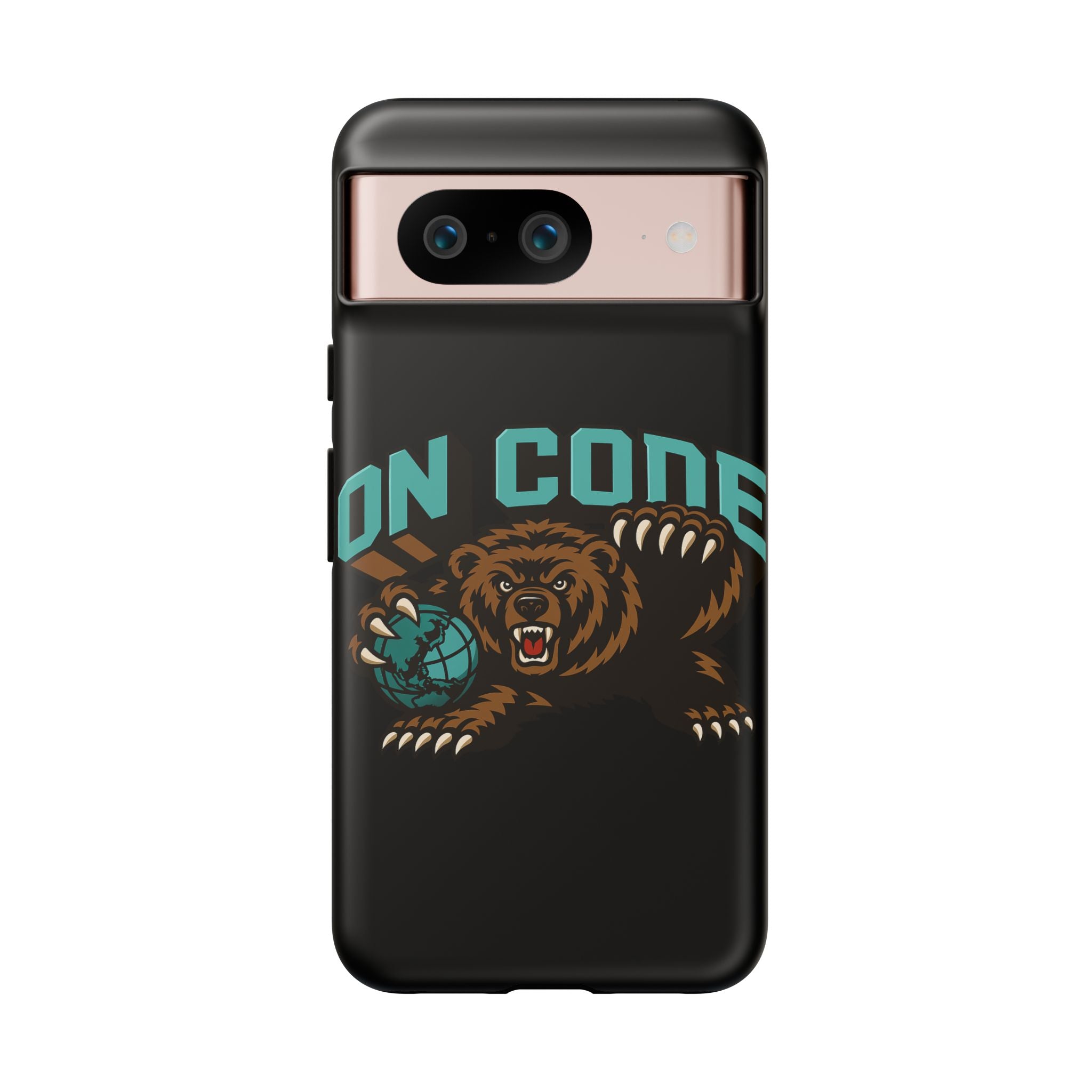 Bear Basketball Tough Phone Case — 'On Core' Protective iPhone Cover