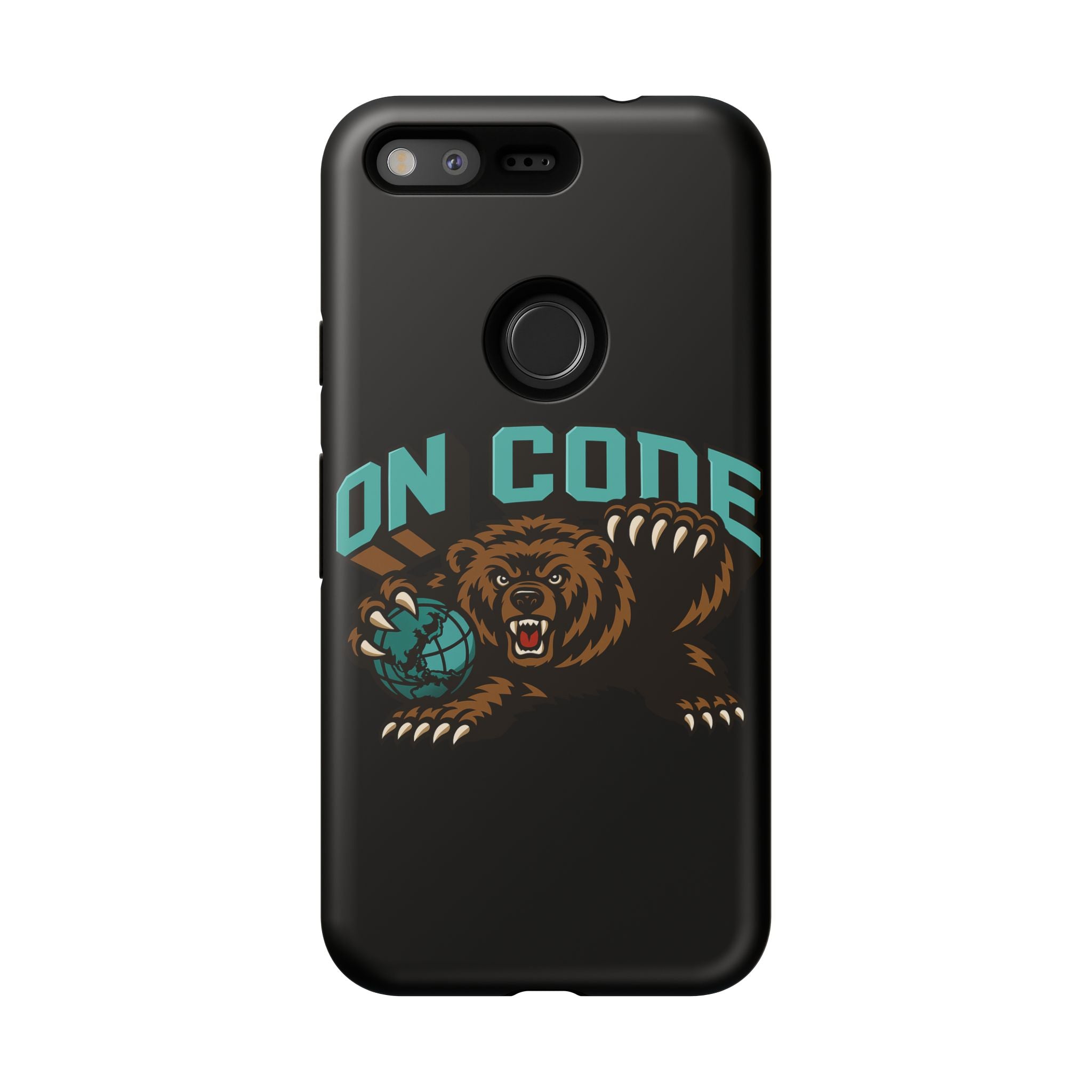 Bear Basketball Tough Phone Case — 'On Core' Protective iPhone Cover
