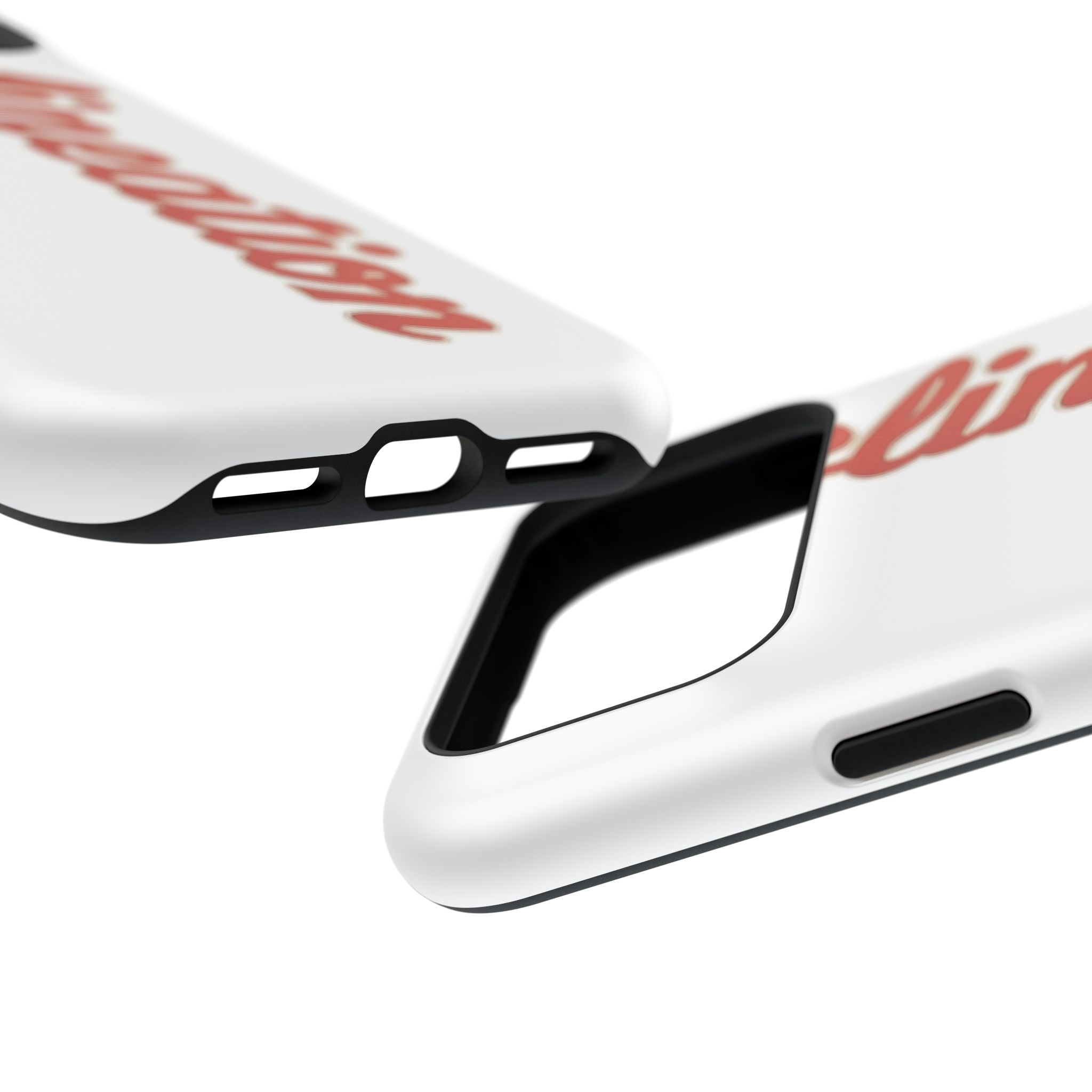 Delineation Script Phone Case — Impact‑Resistant Protective Cover