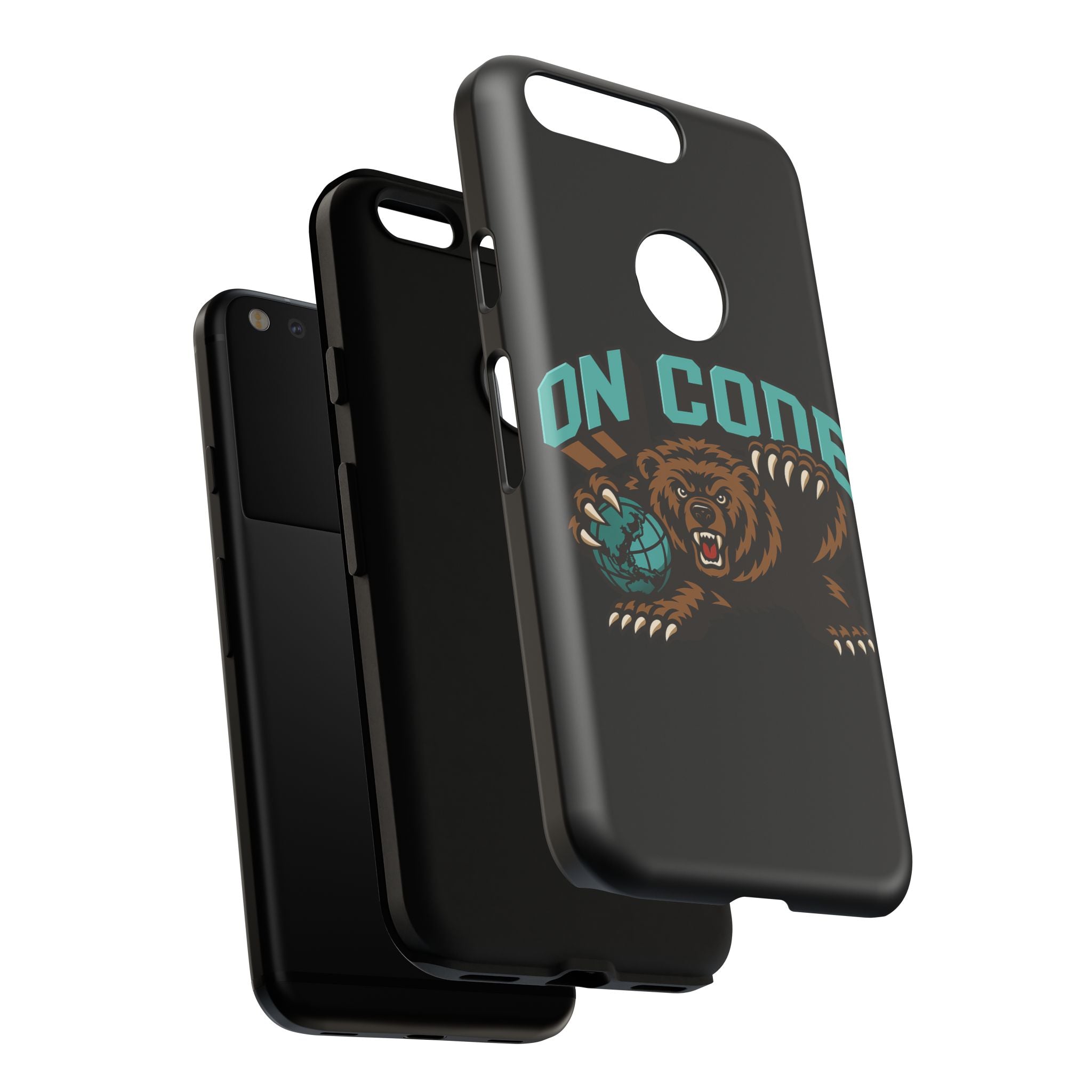 Bear Basketball Tough Phone Case — 'On Core' Protective iPhone Cover