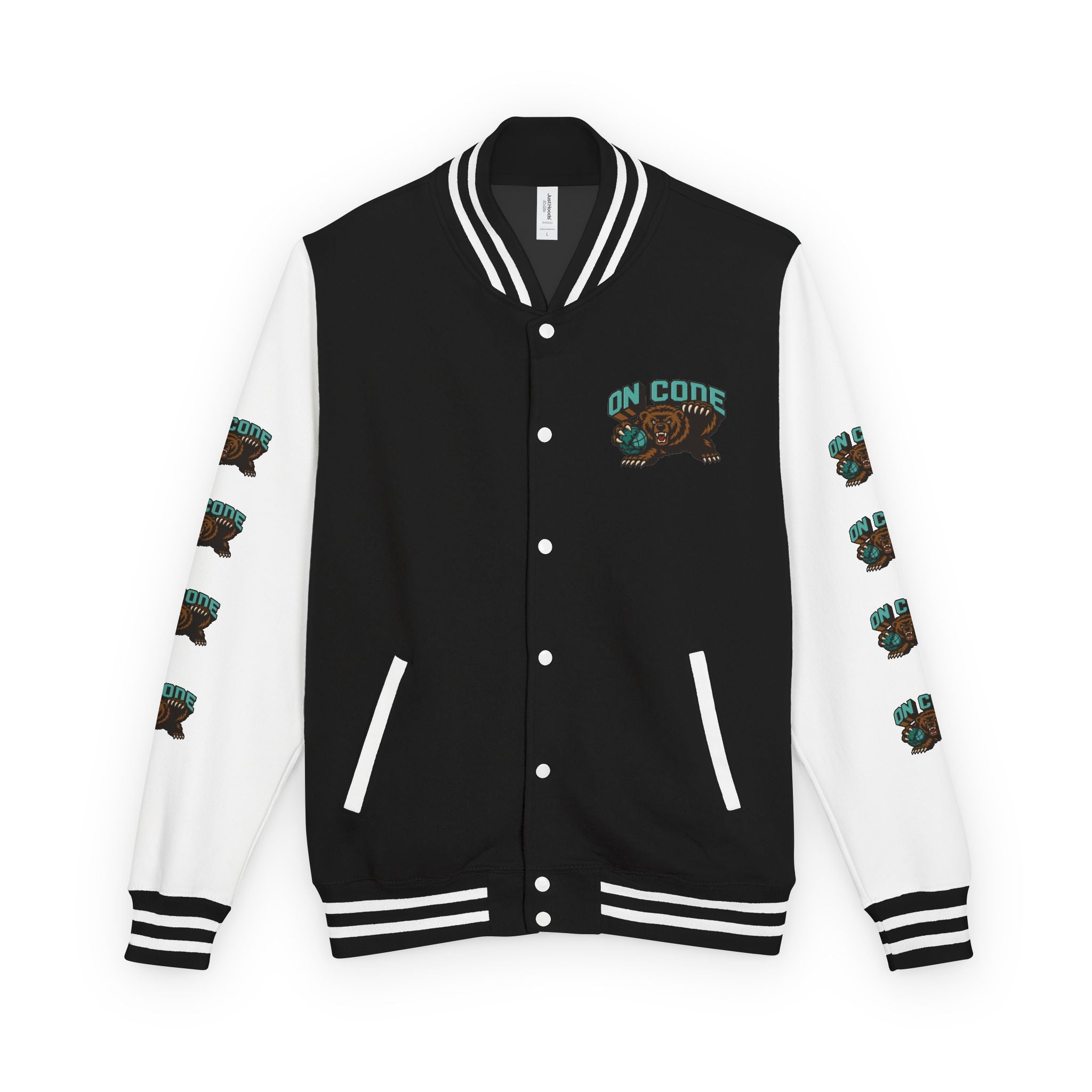 On Cone Bear Letterman Jacket