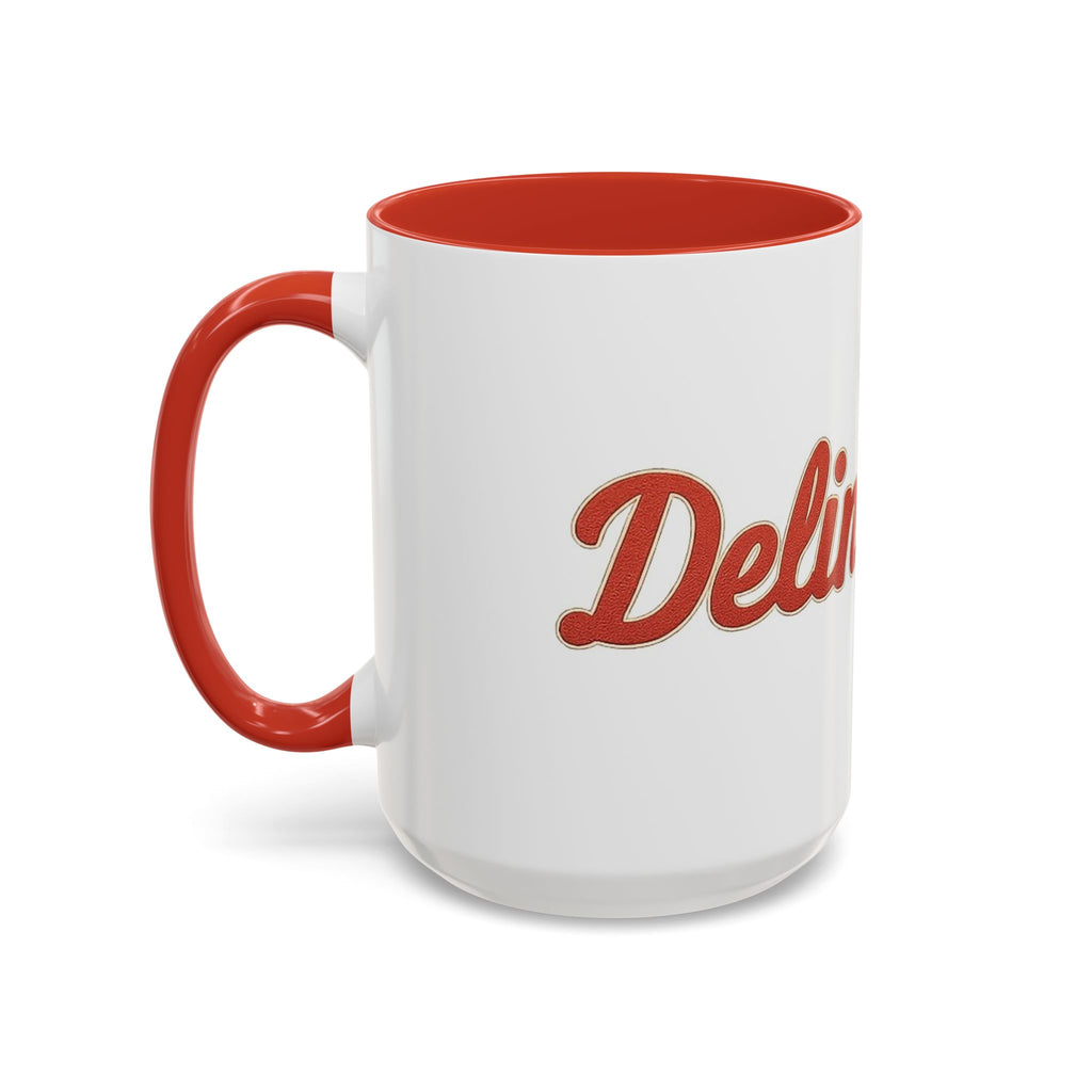 Accent Coffee Mug — 'Imagination' Retro Script Ceramic Coffee Mug (11/15 oz)