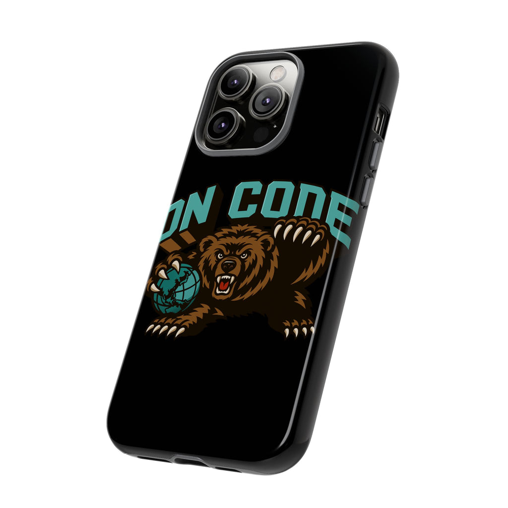 Bear Basketball Tough Phone Case — 'On Core' Protective iPhone Cover