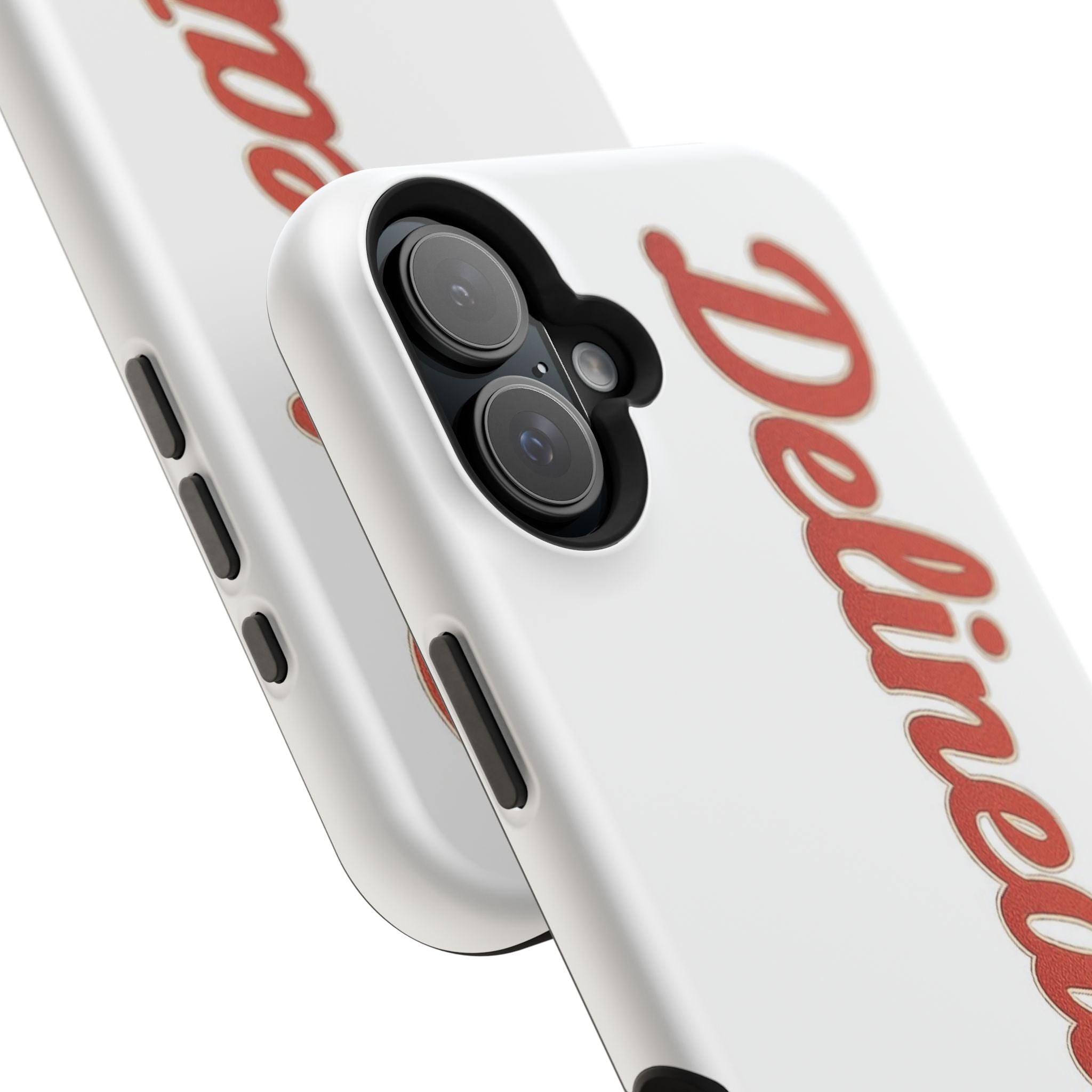 Delineation Script Phone Case — Impact‑Resistant Protective Cover