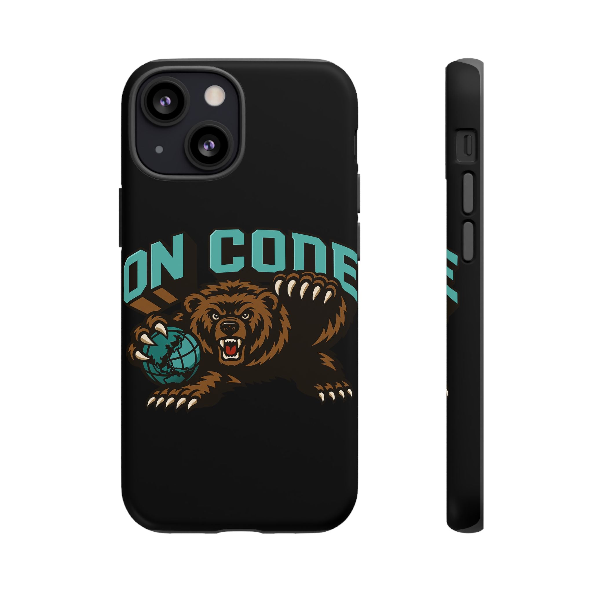 Bear Basketball Tough Phone Case — 'On Core' Protective iPhone Cover
