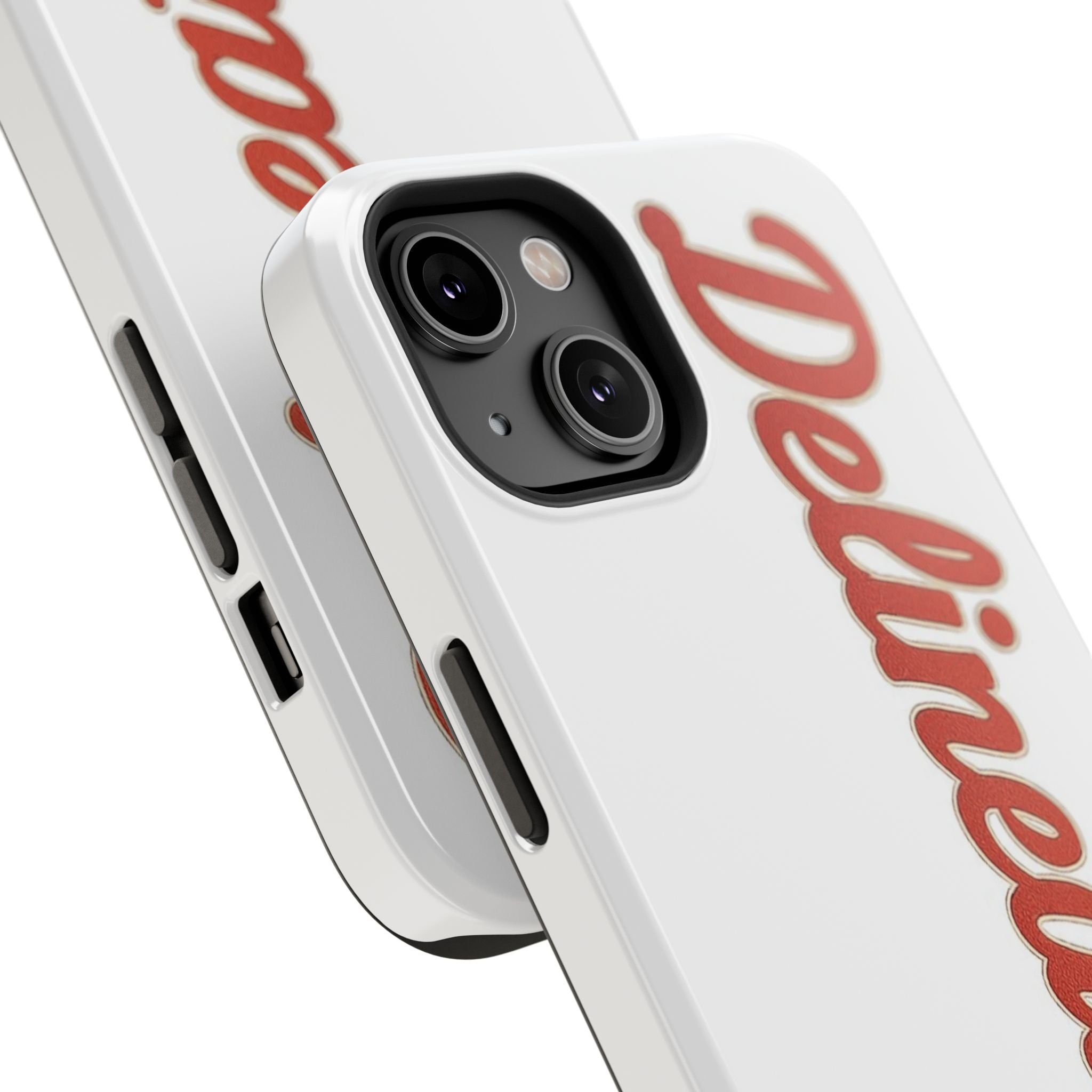 Delineation Script Phone Case — Impact‑Resistant Protective Cover