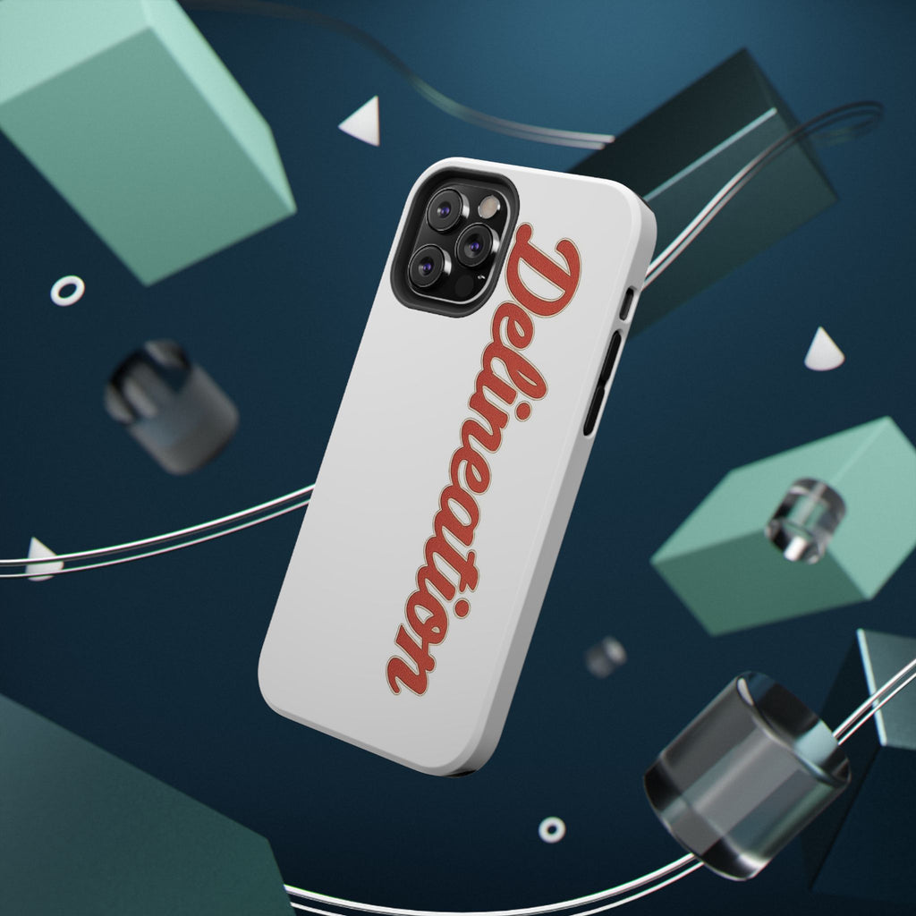 Delineation Script Phone Case — Impact‑Resistant Protective Cover